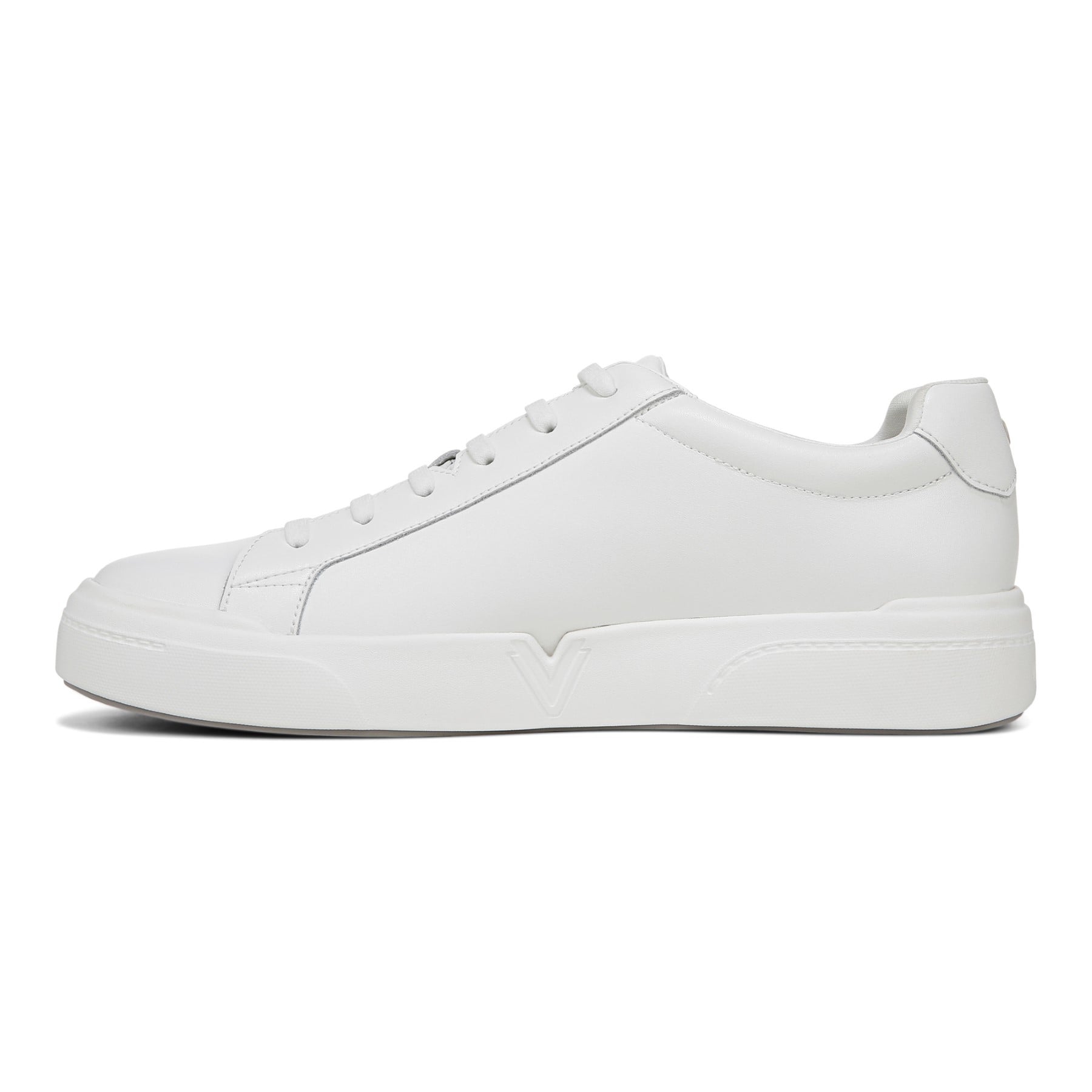 Vionic Colbie Men's Slip On Comfort Shoes - White Leather - Left Side