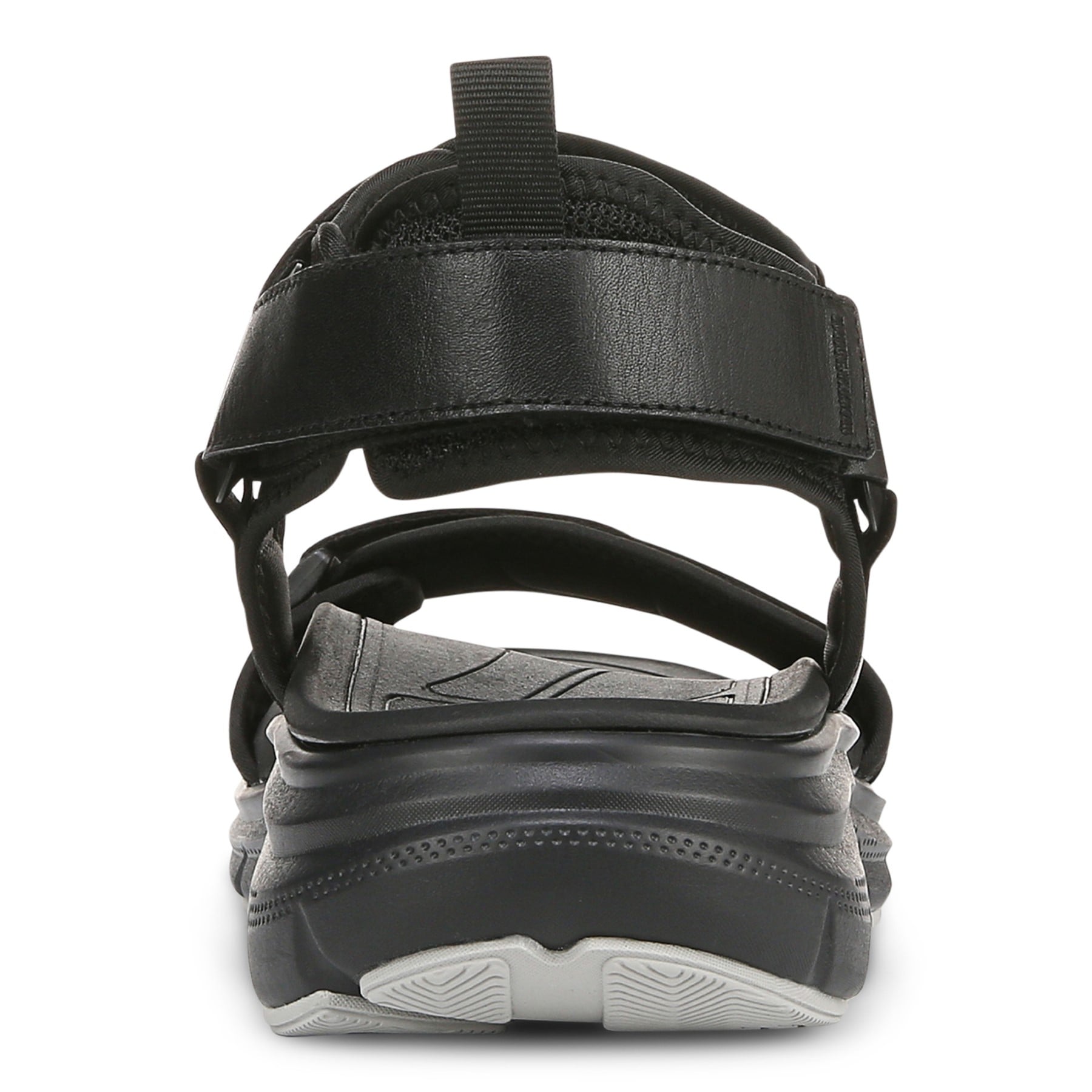 Vionic Walk Max Wanderer mens Quarter/Ankle/T-Strap Sandal - Black - Back