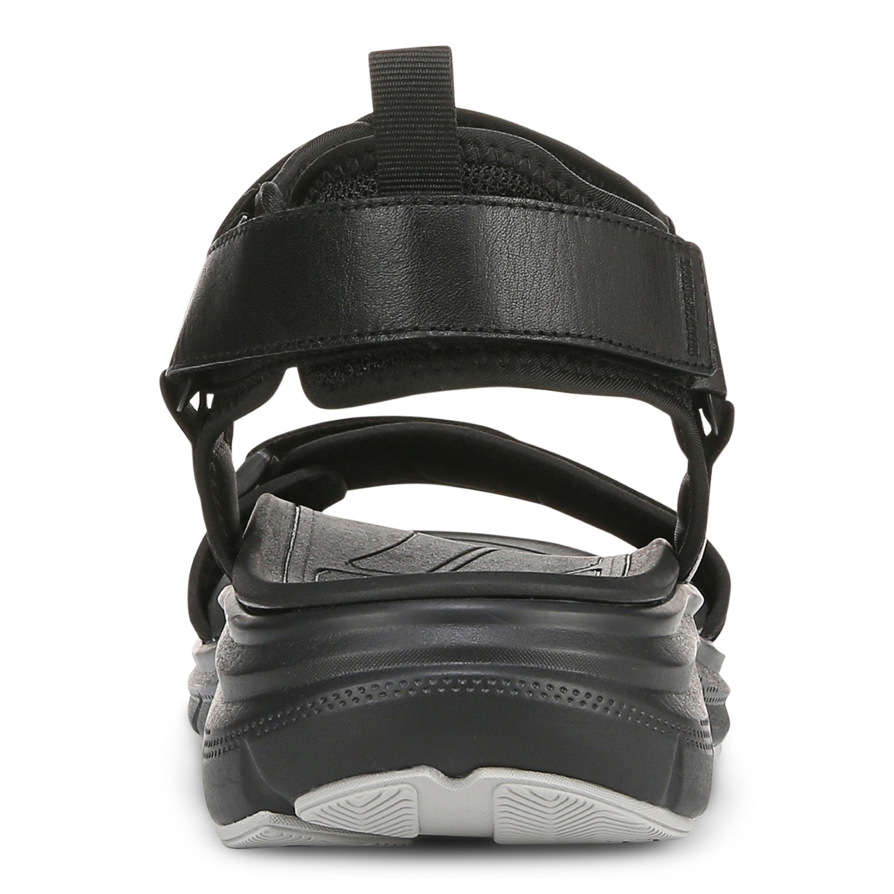 Vionic Walk Max Wanderer mens Quarter/Ankle/T-Strap Sandal - Black - Back