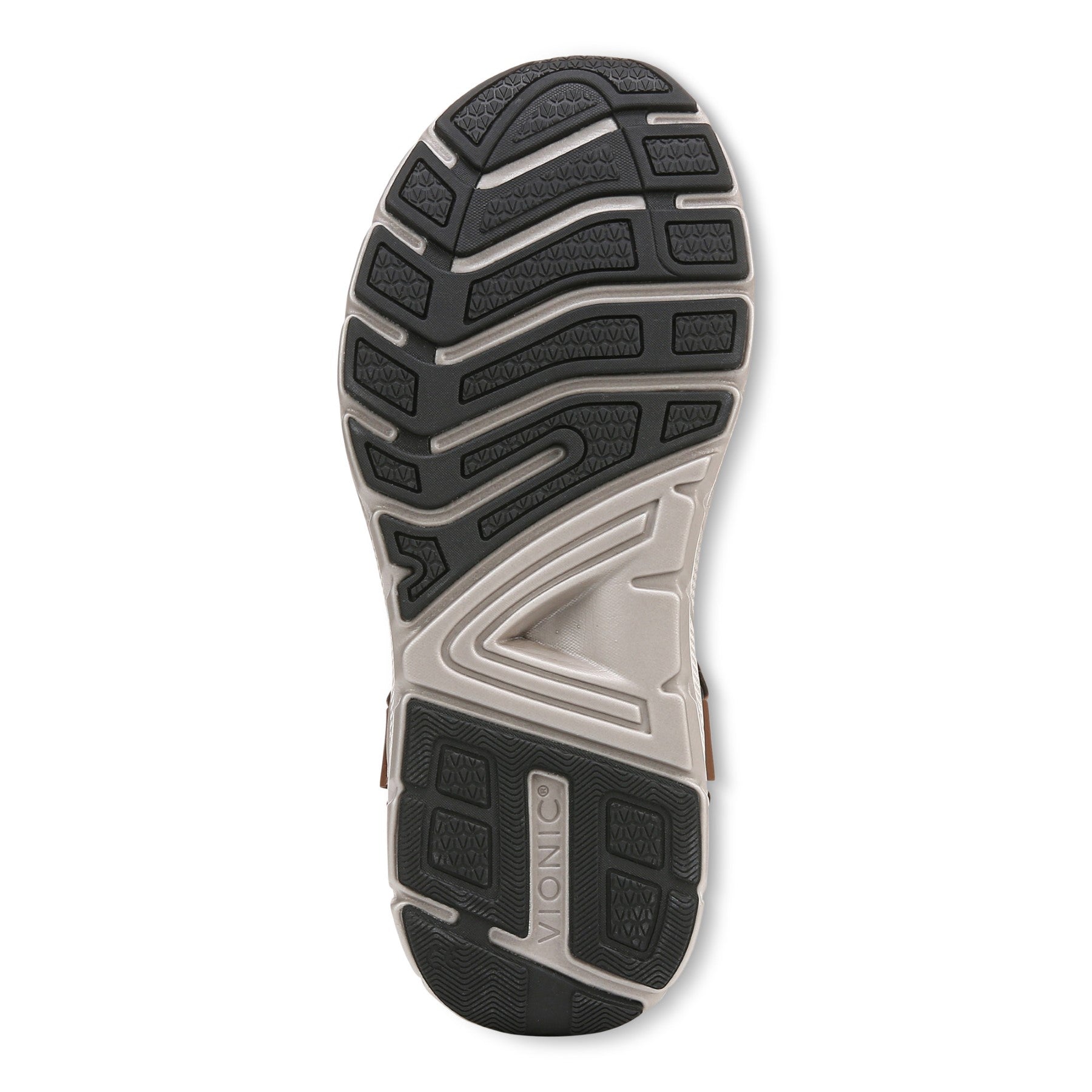 Vionic Walk Max Wanderer mens Quarter/Ankle/T-Strap Sandal - Hazelnut - Bottom