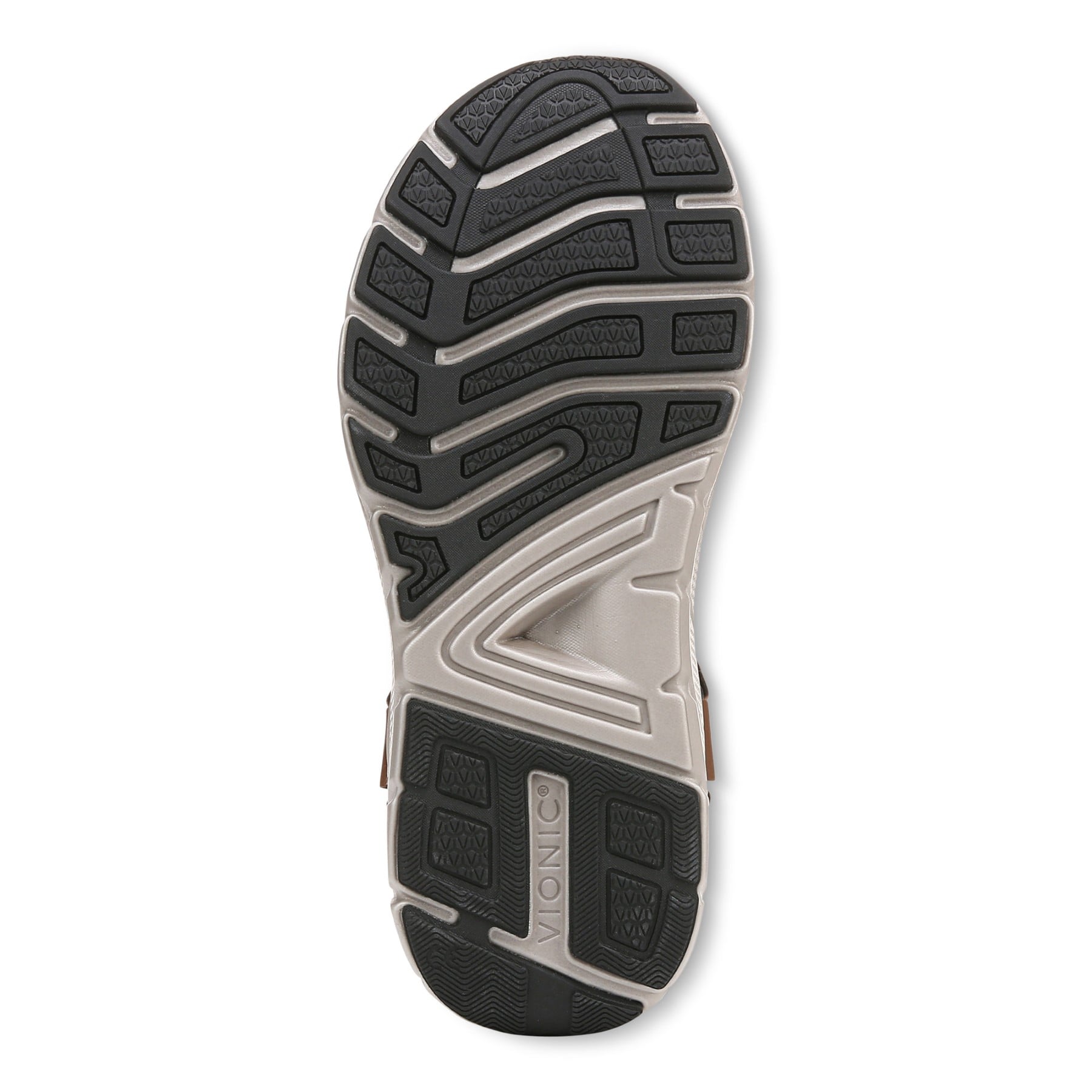 Vionic Walk Max Wanderer mens Quarter/Ankle/T-Strap Sandal - Hazelnut - Bottom