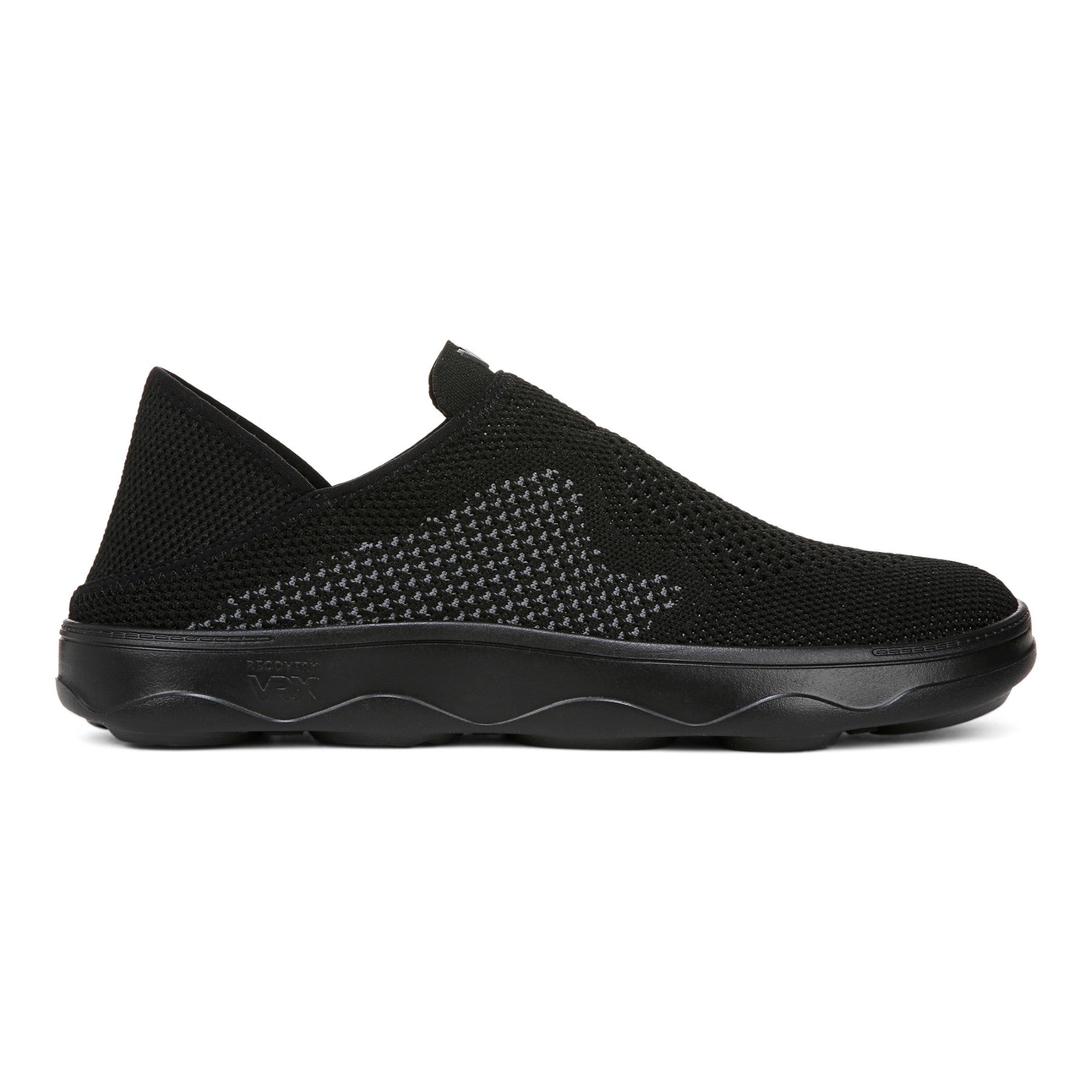 Vionic Sage Rx mens Slip On/Loafer/Moc Shoe - Black - Right side