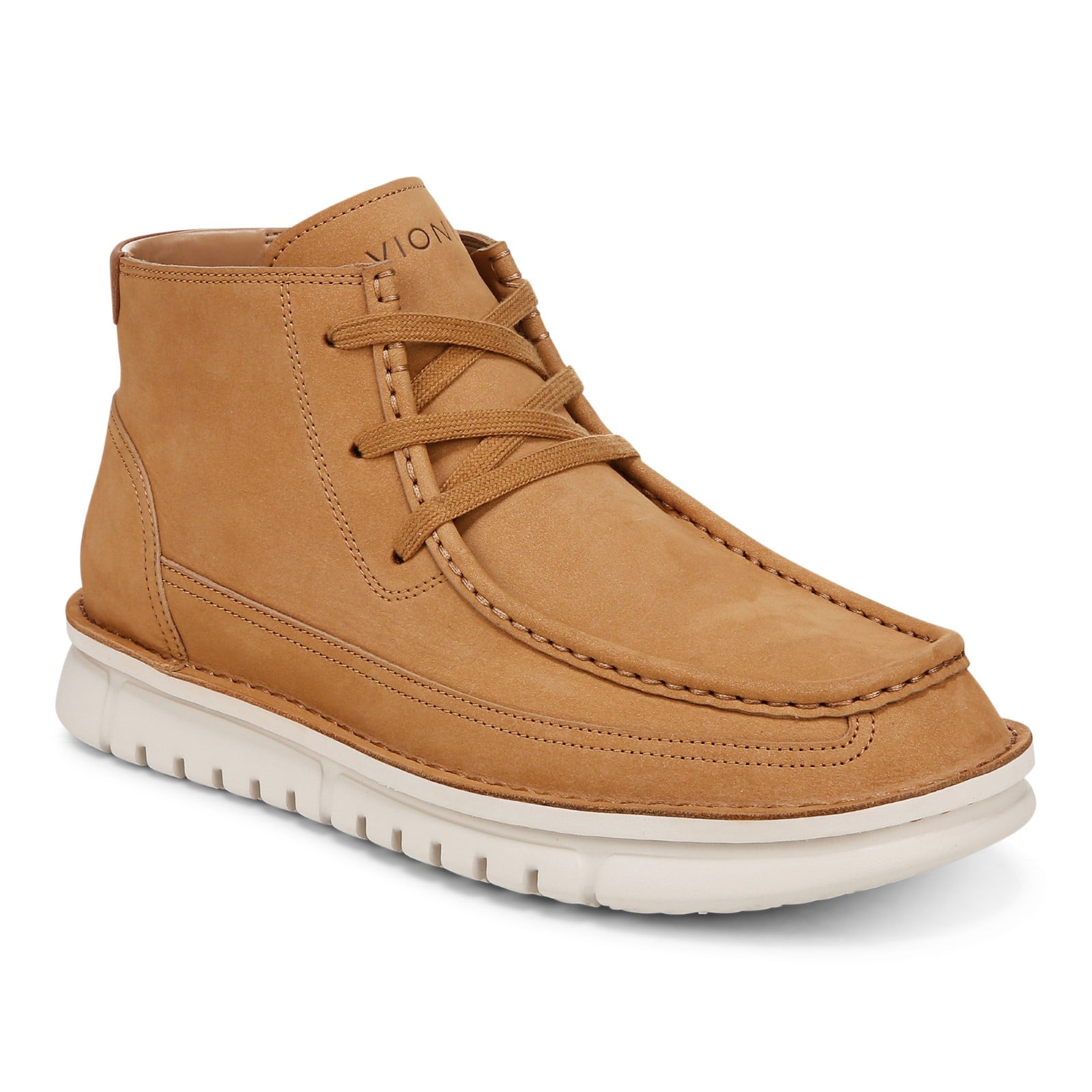 Vionic Uptown Chukka Men's Short Boot in Light Brown