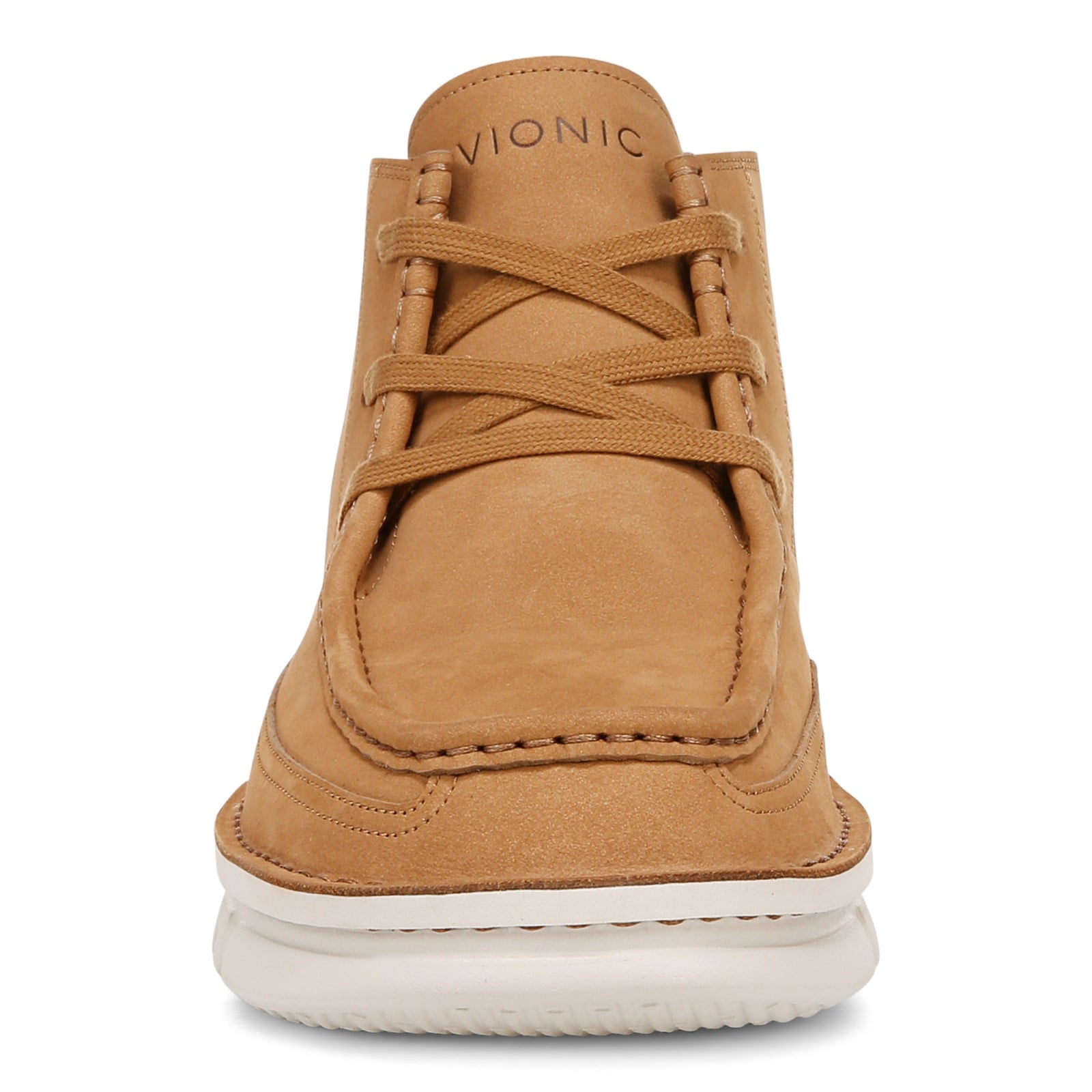 Vionic Uptown Chukk mens Chukka Short Boot - Light Brown - Front
