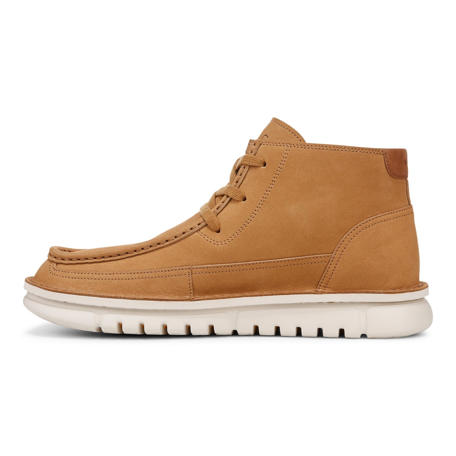 Vionic Uptown Chukk mens Chukka Short Boot - Light Brown - Left Side