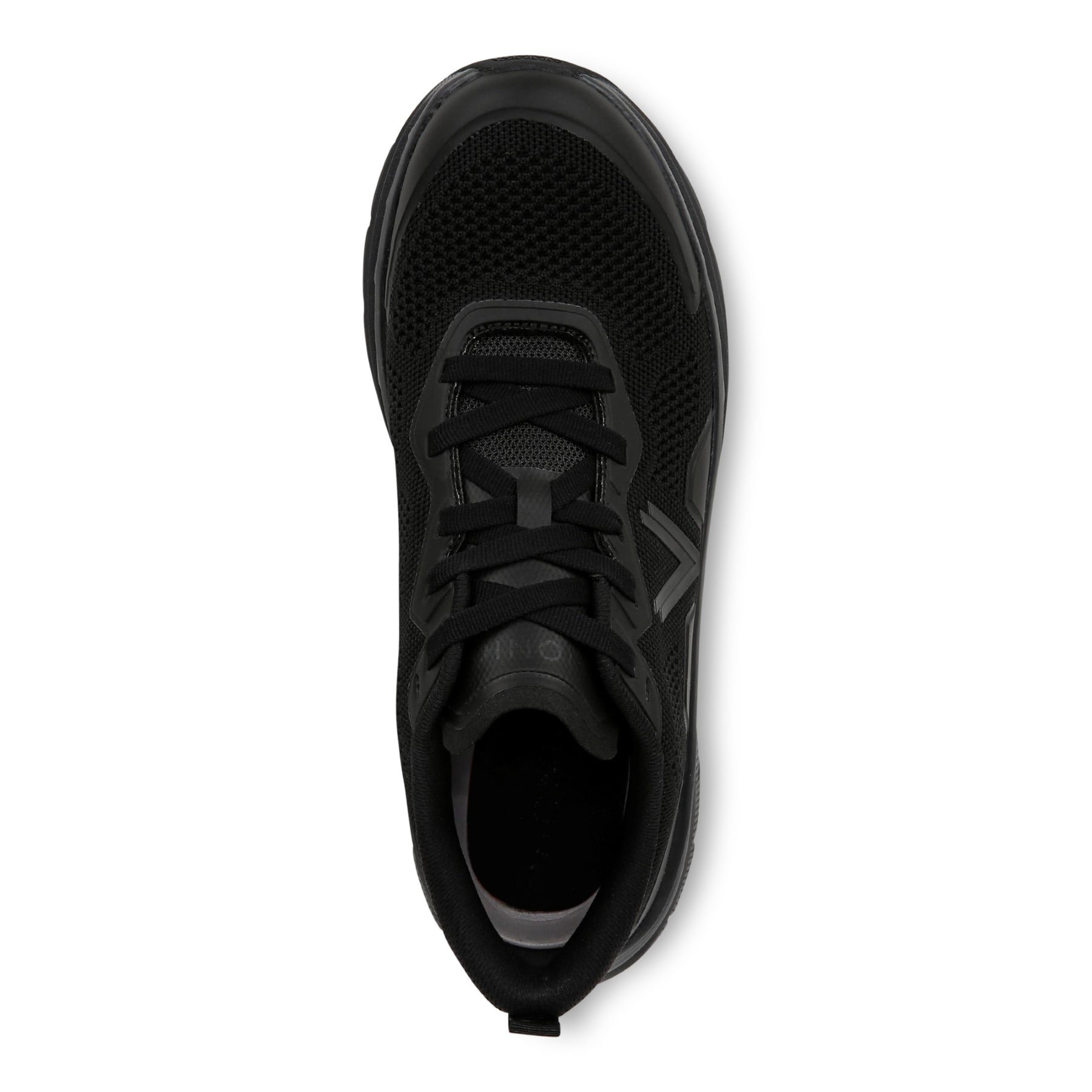 Vionic Men's Walk Max - Water Repellent Athletic Walking Shoes with Orthotic Support - All Black - Top