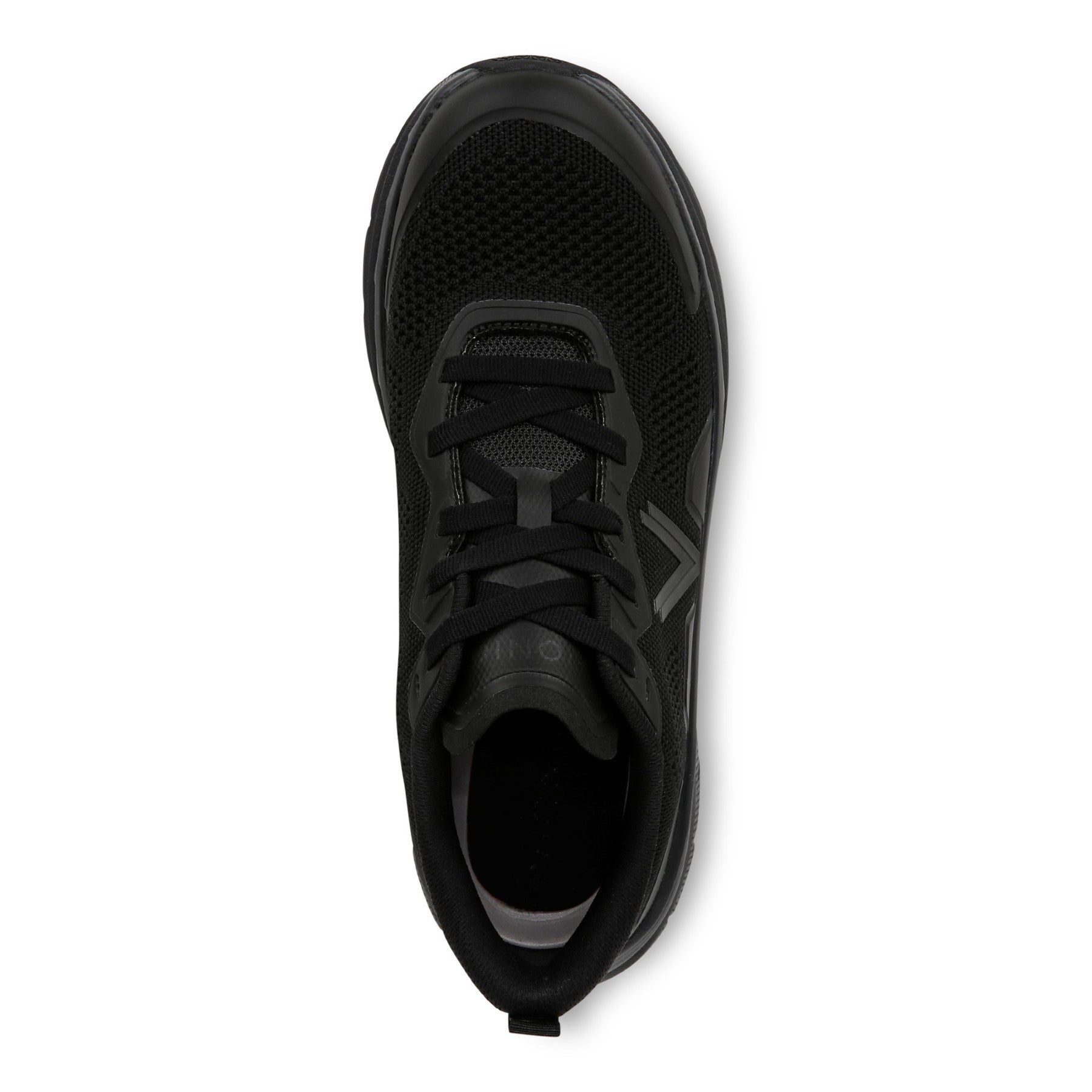 Vionic Men's Walk Max - Water Repellent Athletic Walking Shoes with Orthotic Support - All Black - Top