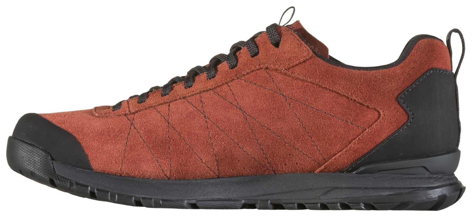 Oboz Bozeman Low Leather Men's Shoe - Brick Blk Lace Inside