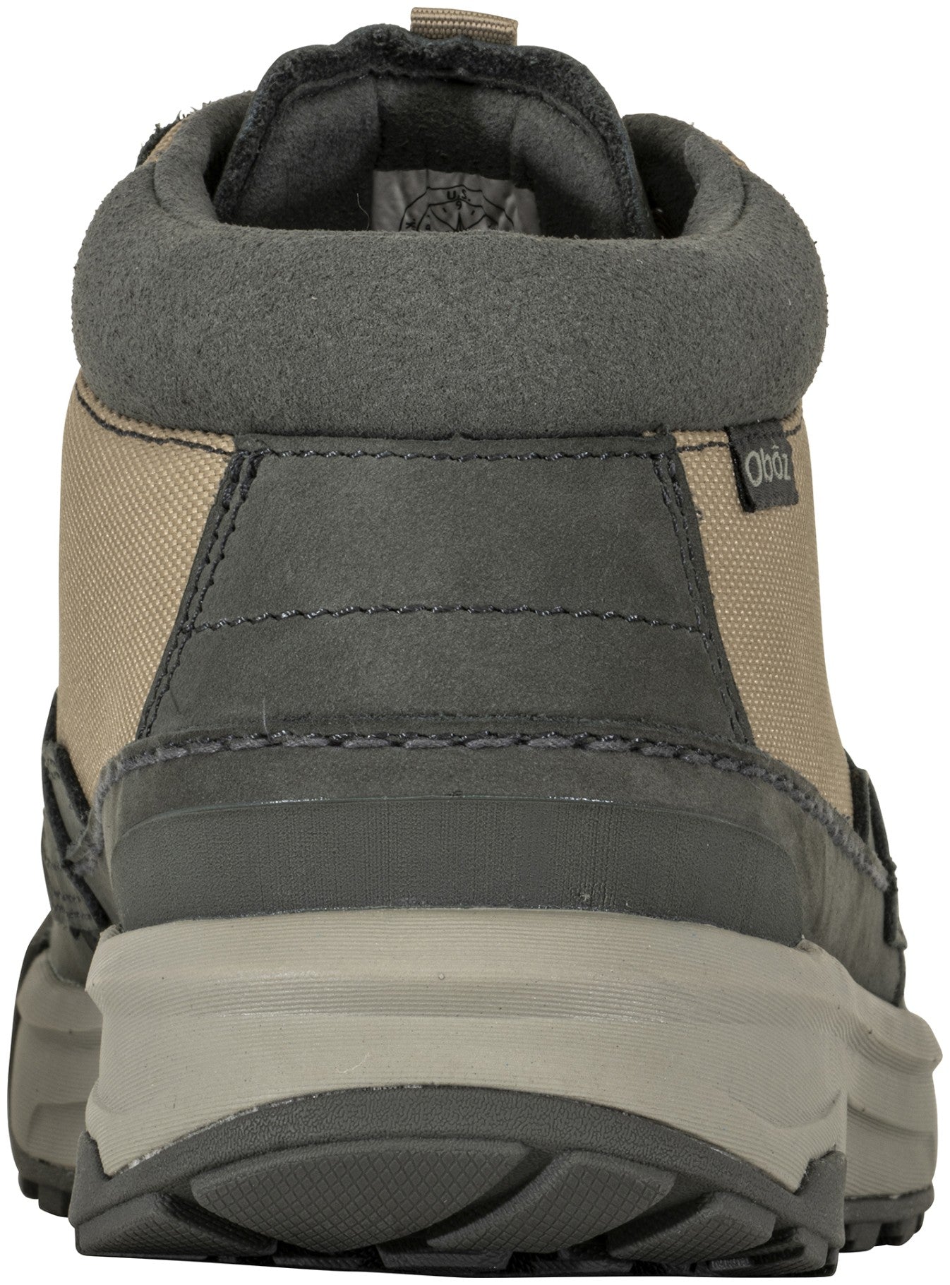 Oboz Men's Burke Chukka Shoes - Nimbus Gray Back