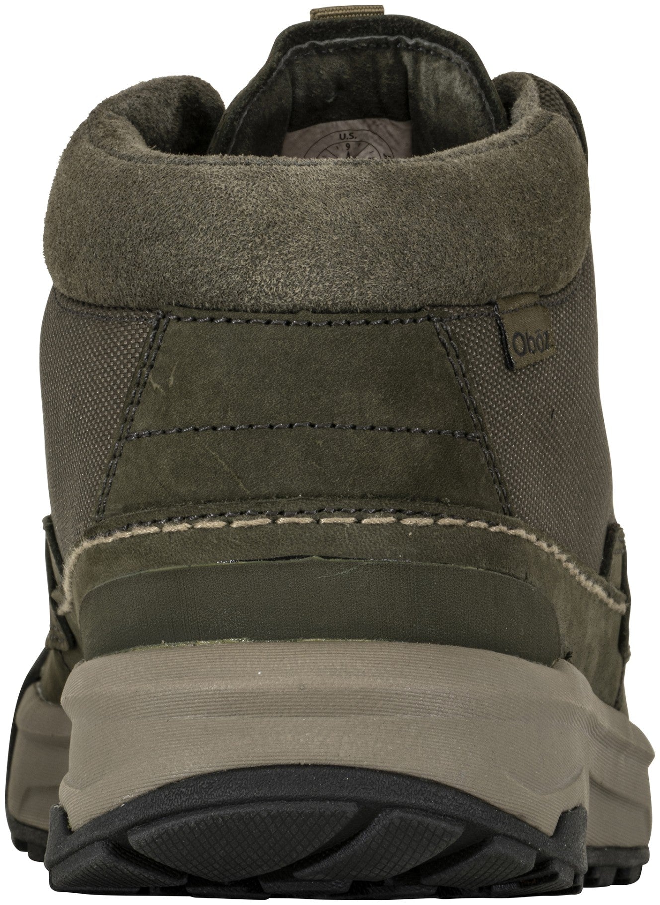 Oboz Men's Burke Chukka Shoes - Nori Green Back