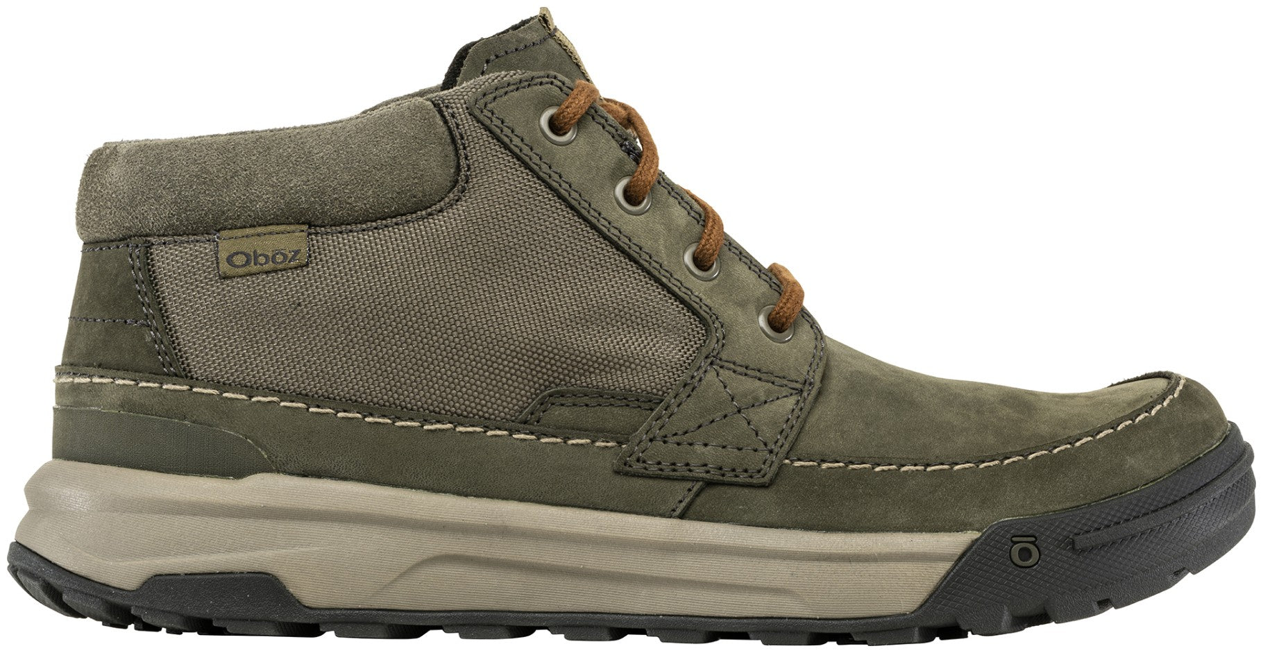 Oboz Men's Burke Chukka Shoes - Nori Green Outside
