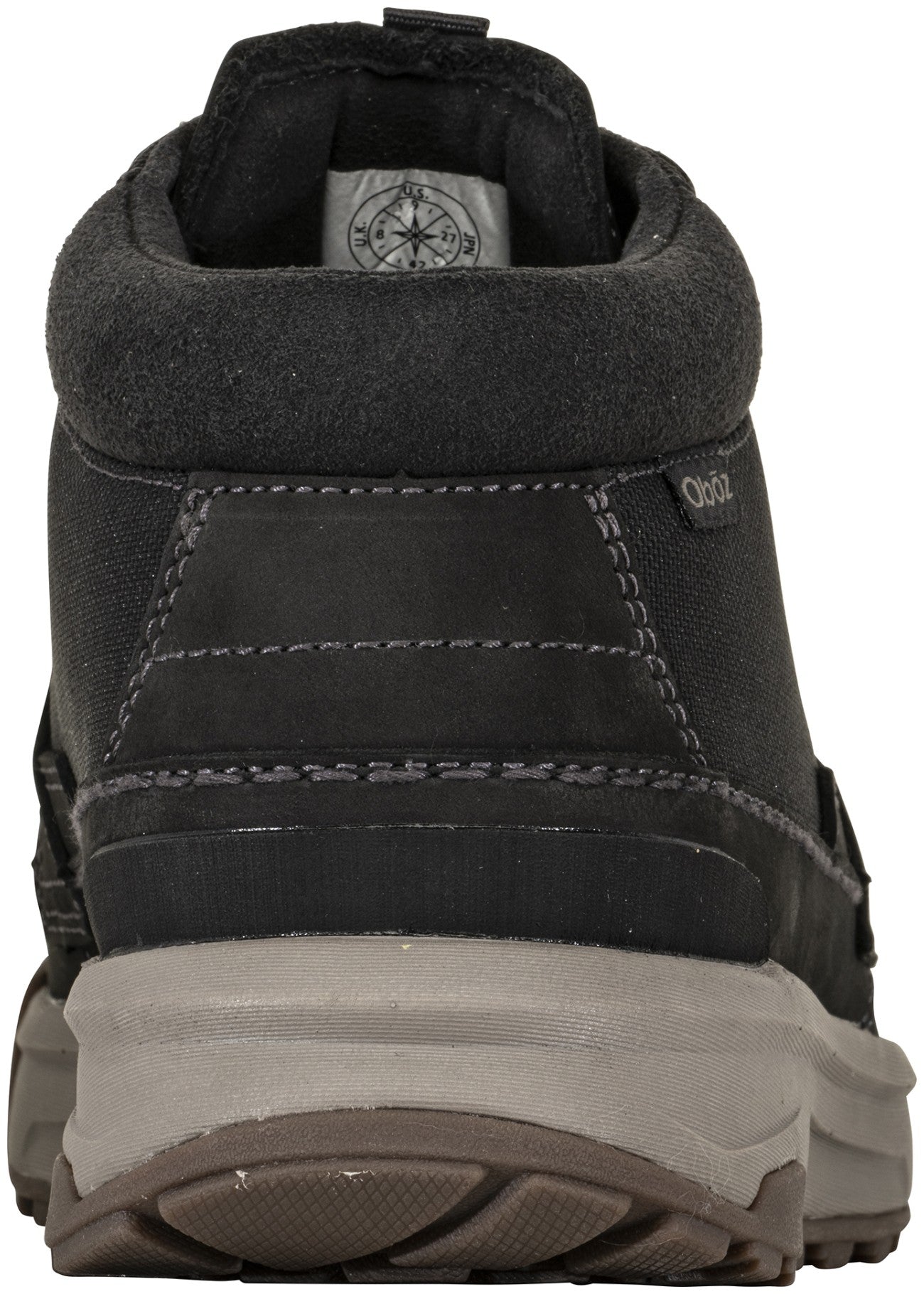 Oboz Men's Burke Chukka Shoes - Raven Back