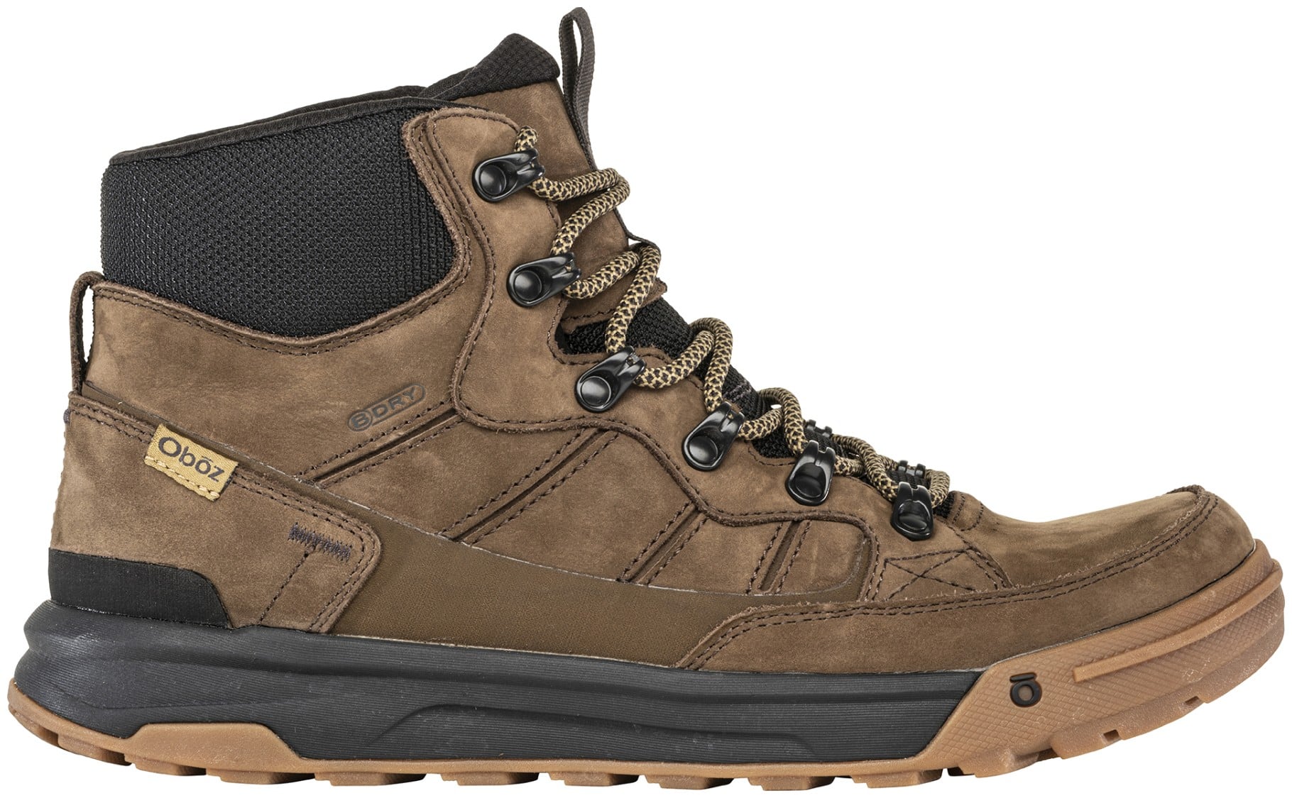 Oboz Men's Burke Mid Waterproof Chukka - Dark Earth Outside