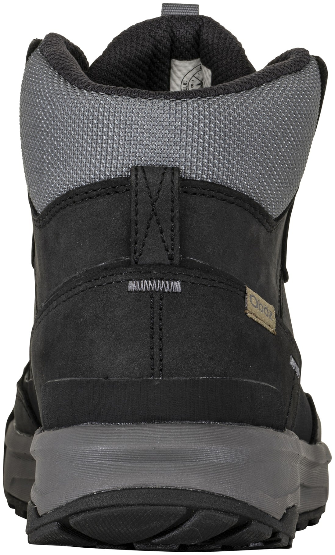 Oboz Men's Burke Mid Waterproof Chukka - Granite Back
