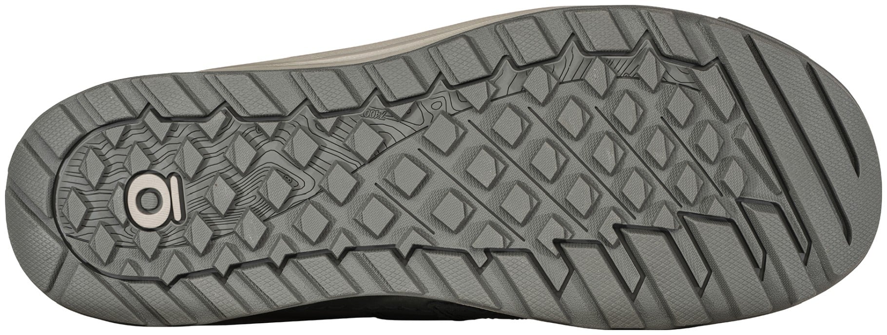 Oboz Men's Burke Mid Waterproof Chukka - Nimbus Gray Bottom