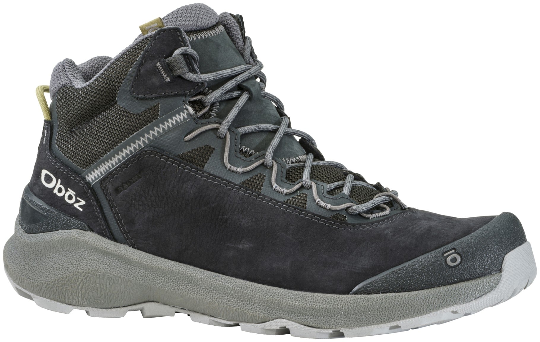 Oboz Men's Cottonwood Mid B-dry Eco-Friendly Waterproof Hiking Shoes - Black Sea Angle main