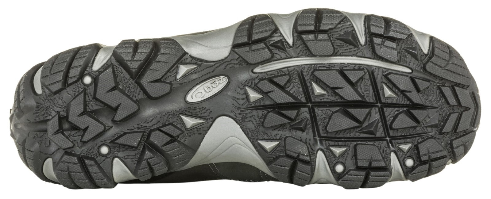 Oboz Firebrand II Men's Waterproof Hiking Shoe - Gray Bottom