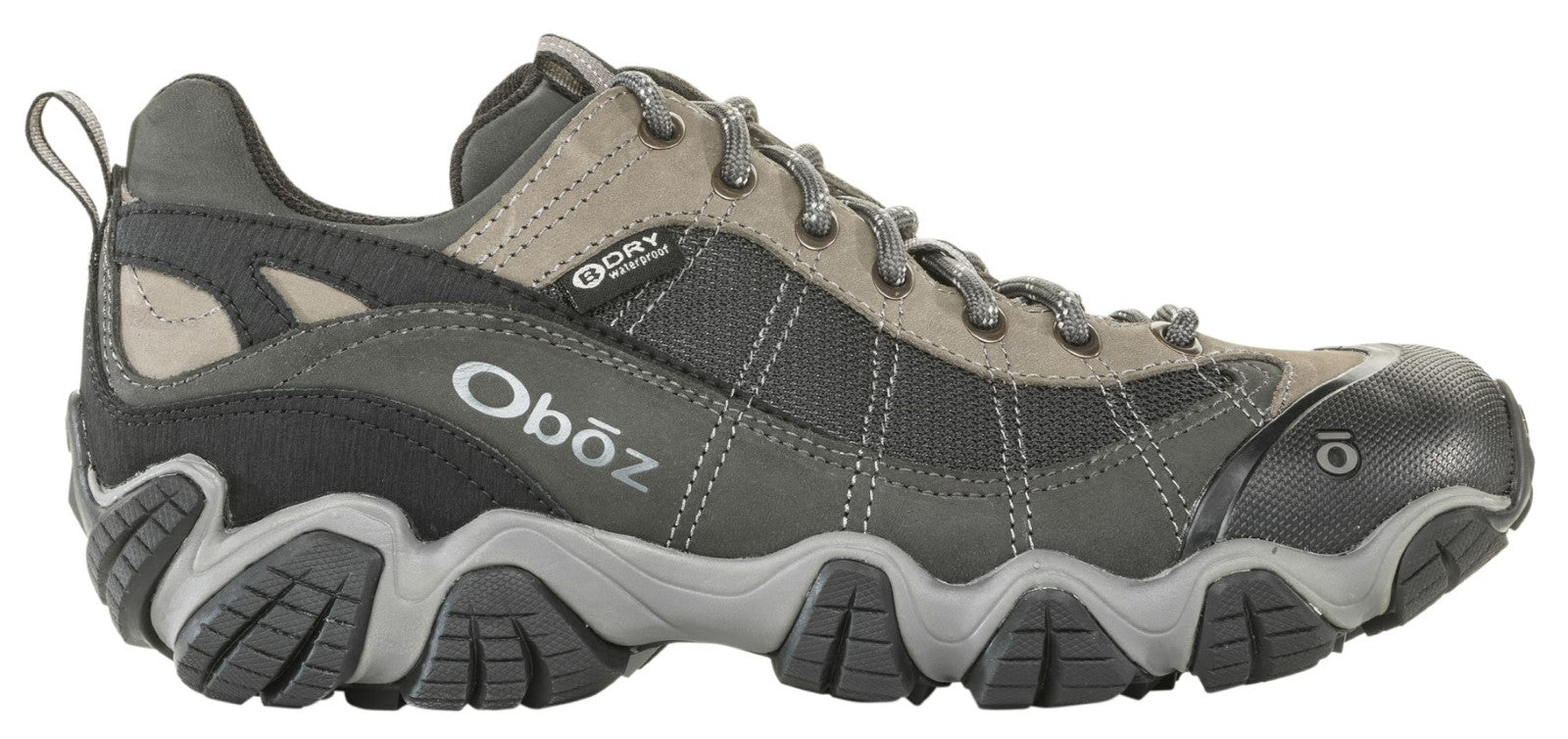 Oboz Firebrand II Men's Waterproof Hiking Shoe - Gray Outside