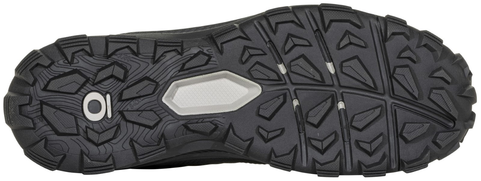 Oboz Men's Katabatic Waterproof Hiking Shoe - Black Sea Bottom