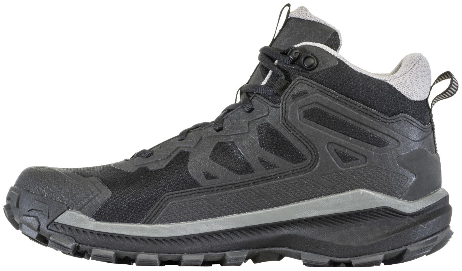 Oboz Men's Katabatic Waterproof Hiking Shoe - Black Sea Inside