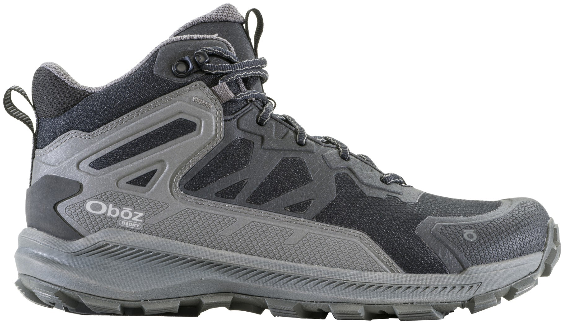 Oboz Men's Katabatic Waterproof Hiking Shoe - Charcoal Outside