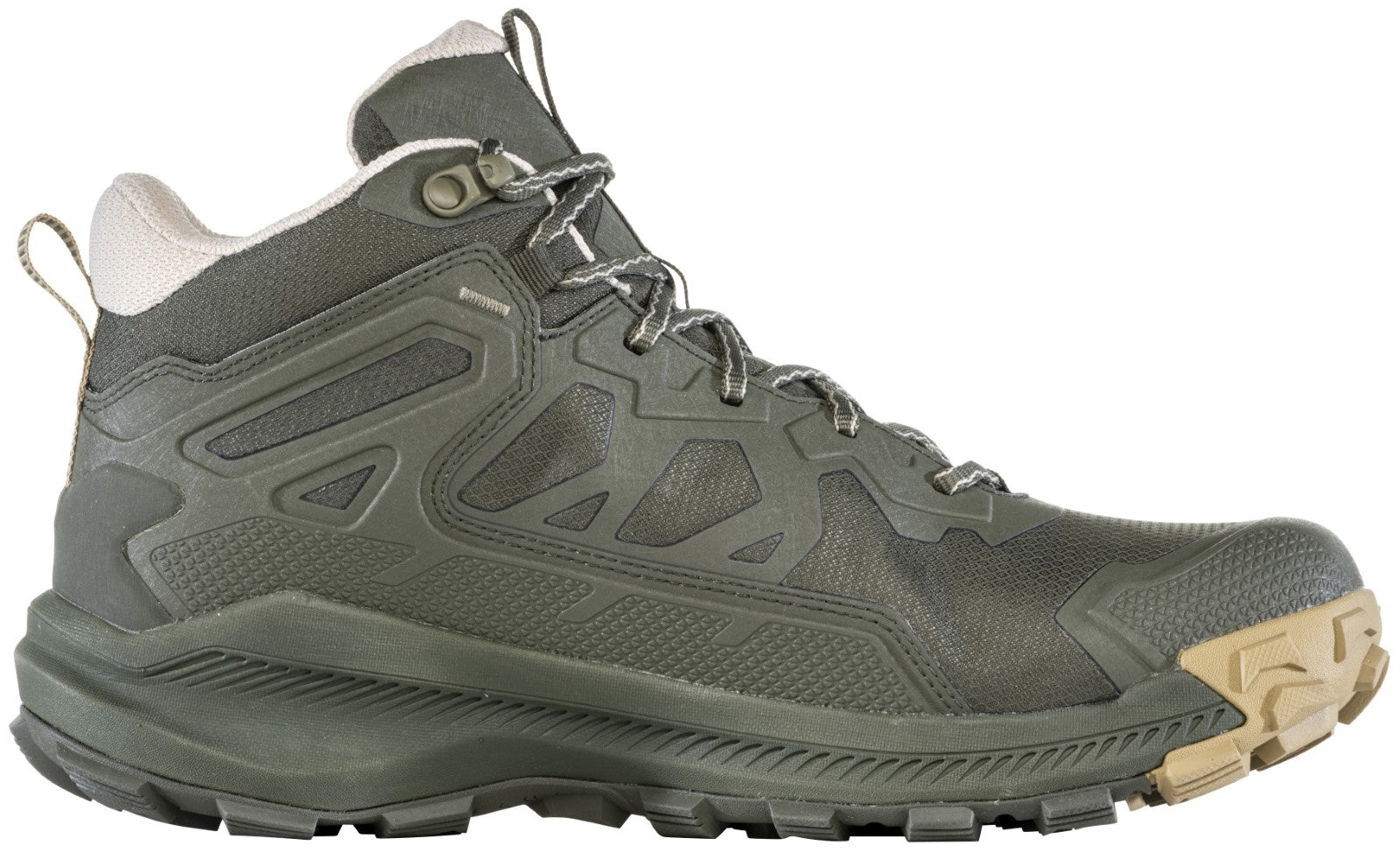 Oboz Men's Katabatic Waterproof Hiking Shoe - Evergreen Inside