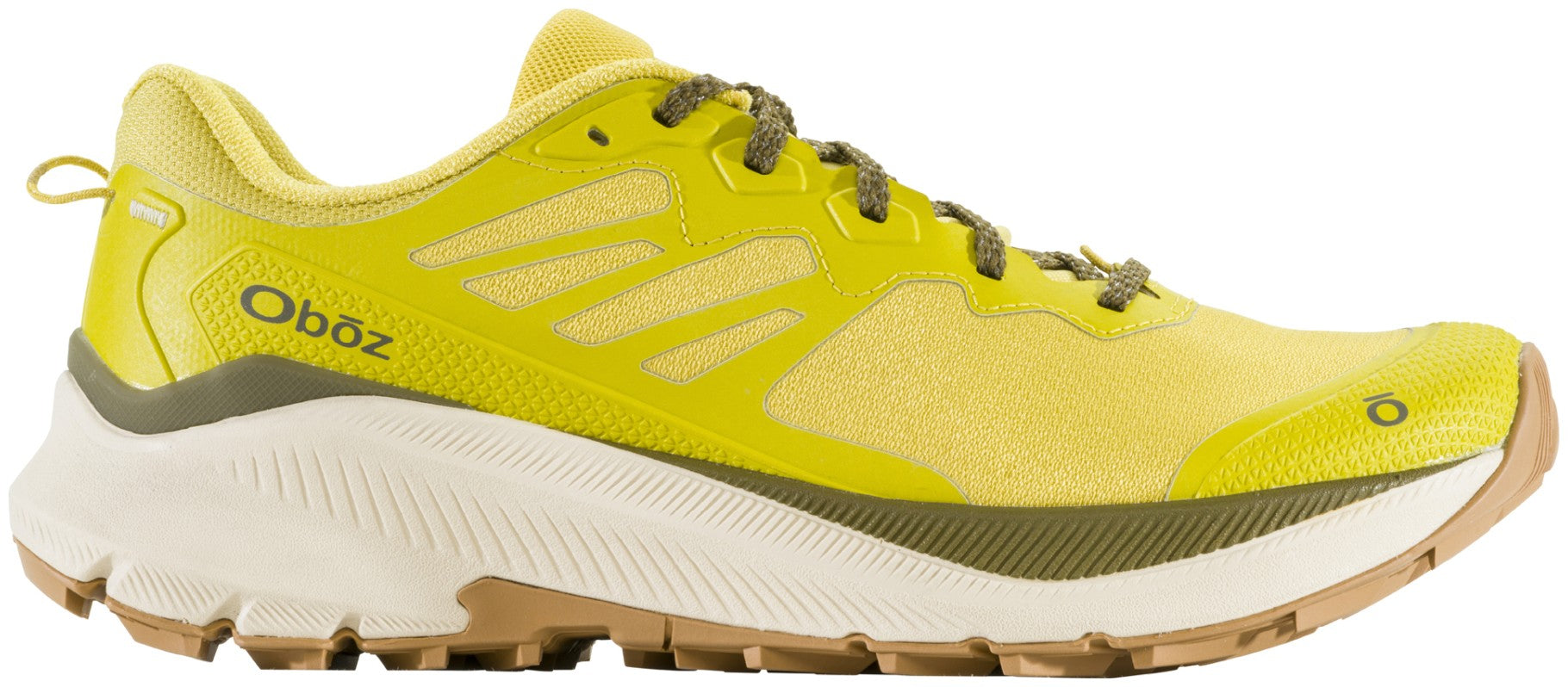 Oboz Men's Katabatic Wind Low Fast Trail Hiking Shoe - Winter Gold Outside