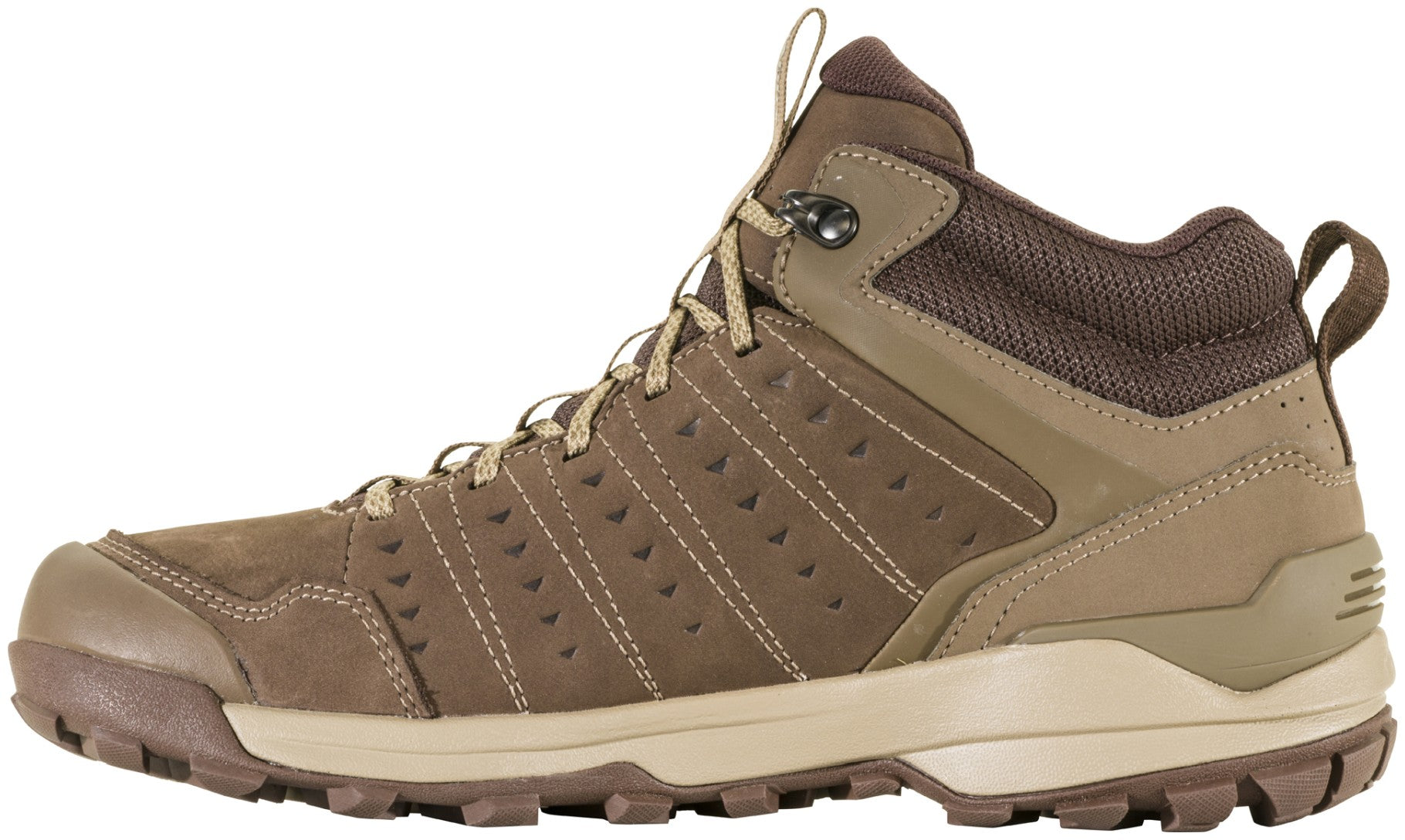 Oboz Sypes Mid Leather Waterproof Men's Boot - Morel Brown Inside