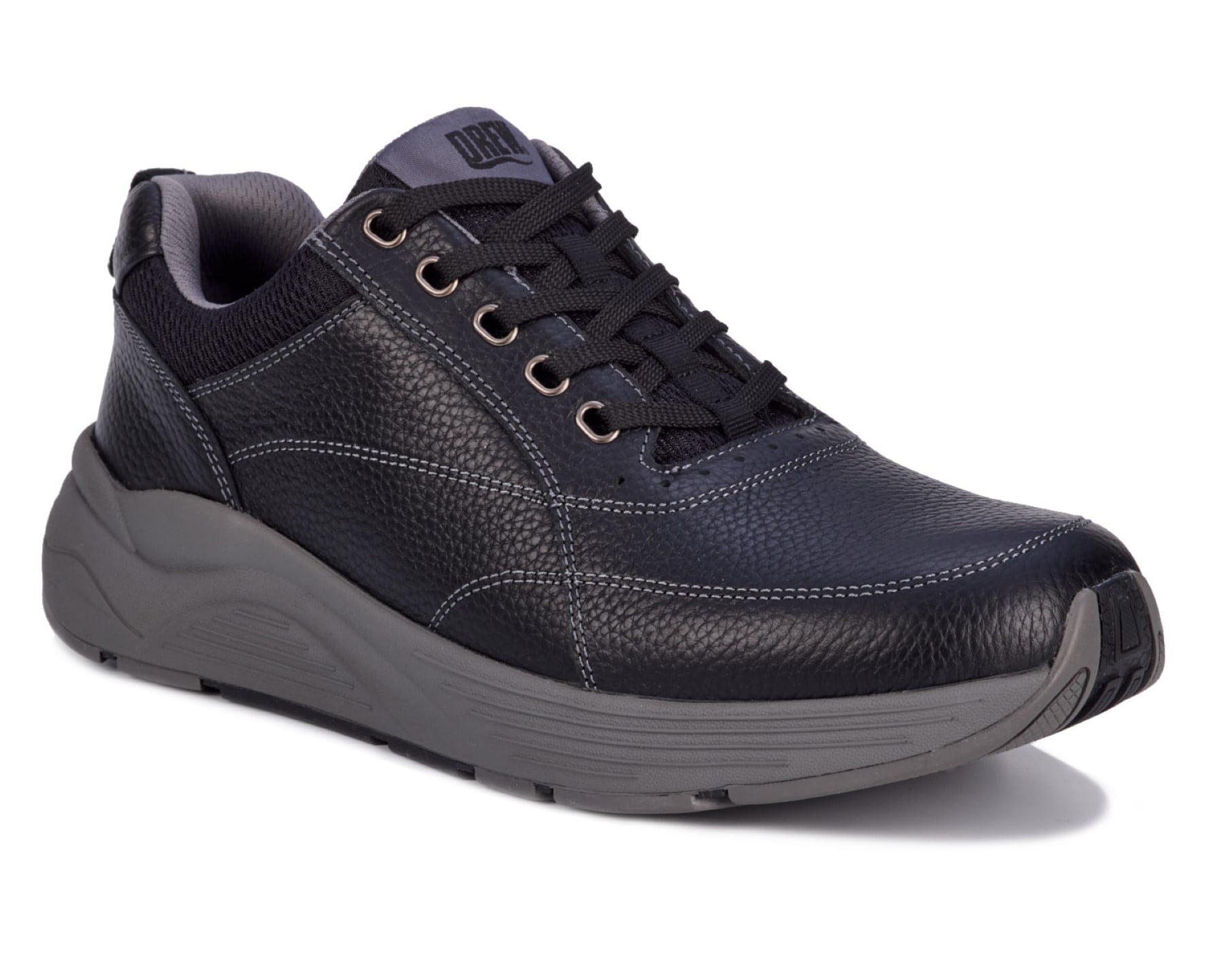Black Pebbled Leather