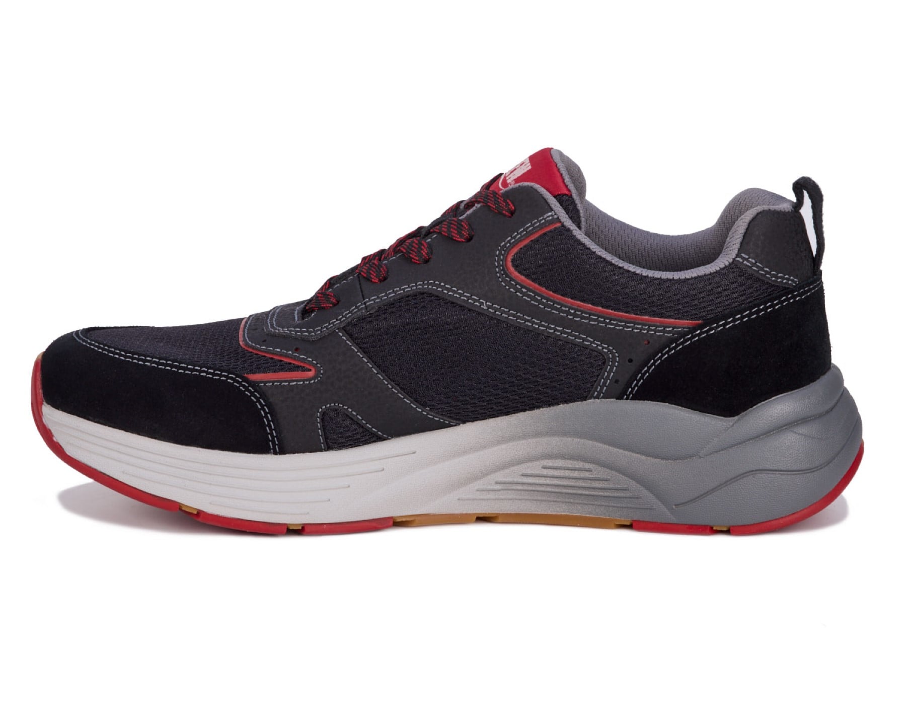 Drew Marvel Men's Athletic Shoe - Black Mesh Combo - Inside View
