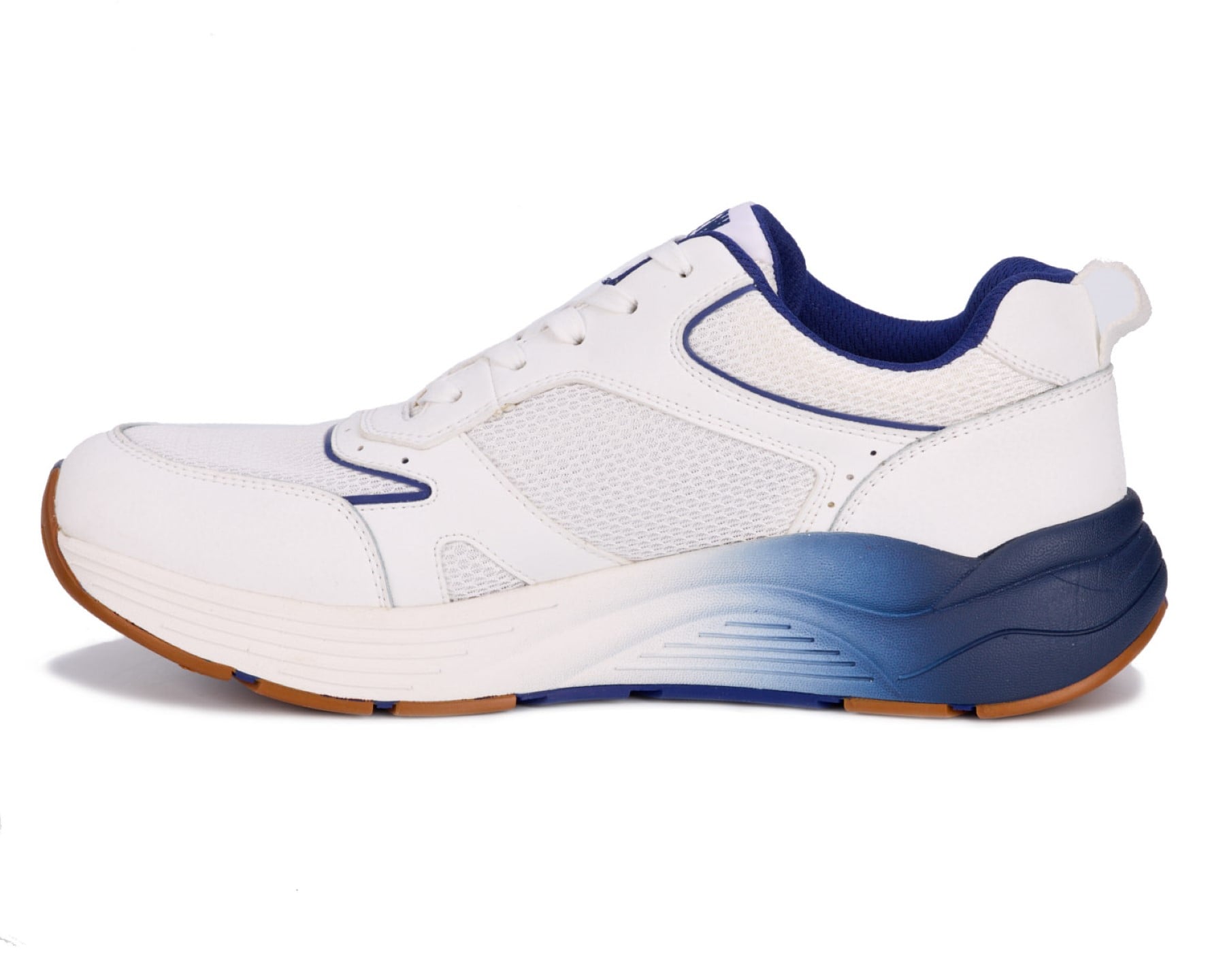 Drew Marvel Men's Athletic Shoe - White Mesh Combo - Inside View