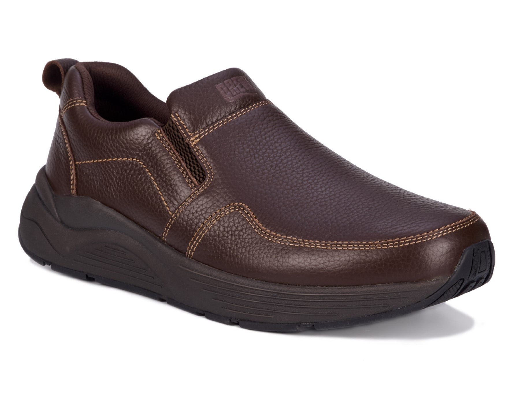 Brown Pebbled Leather