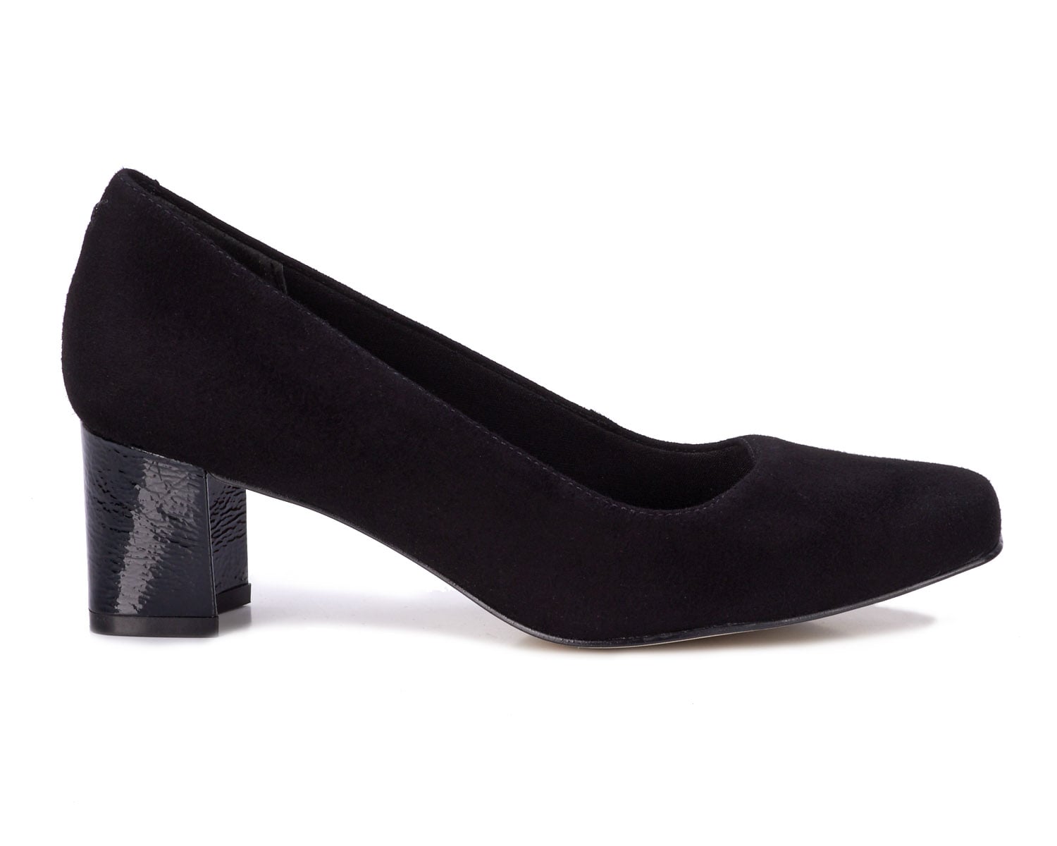 Ros Hommerson Meredith Women's Pump - Black Suede - Outside View