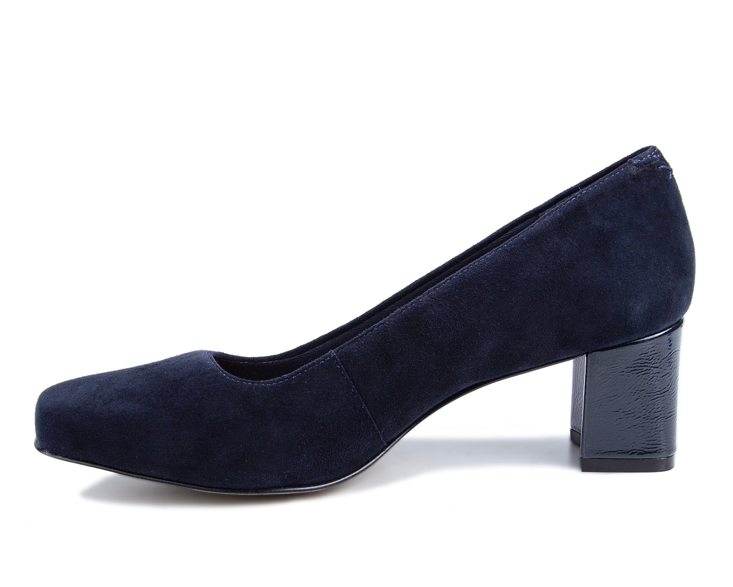Ros Hommerson Meredith - Navy Suede - Inside View