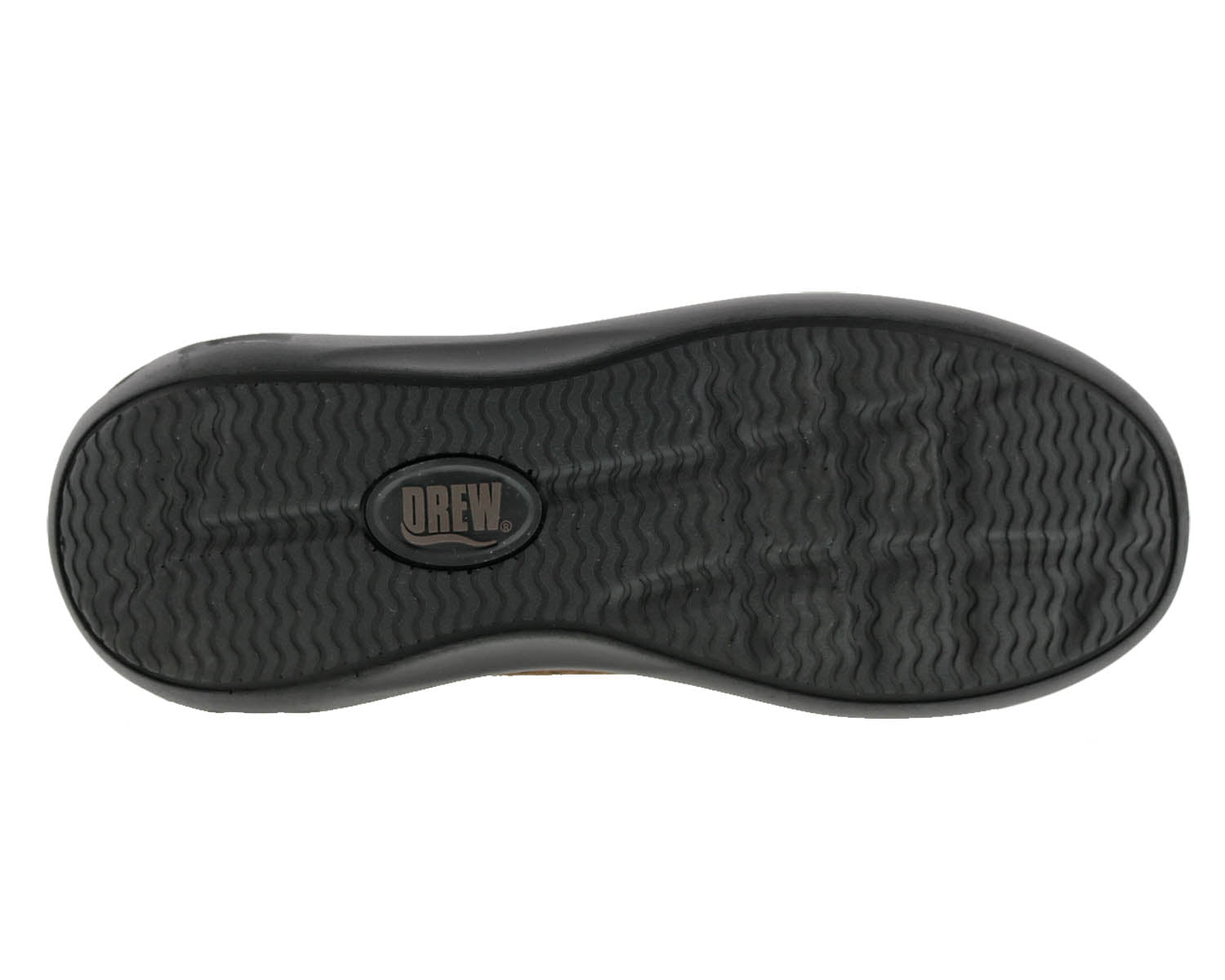 Drew Miles Men's Casual Shoe - Dark Brown Leather - Sole View