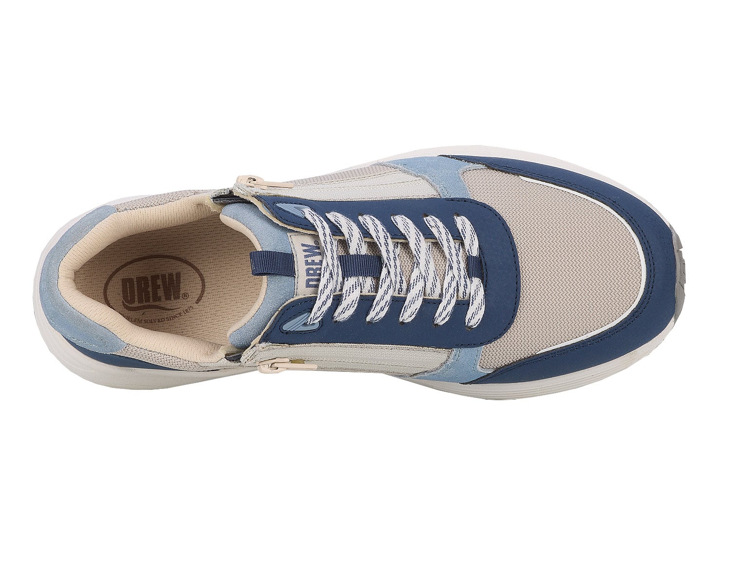 Drew Miller - Blue Suede Combo - Sole View