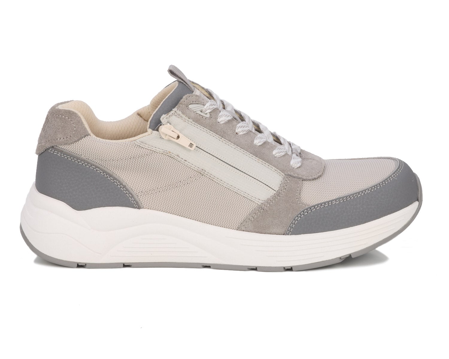 Drew Miller - Grey Suede Combo - Outside View