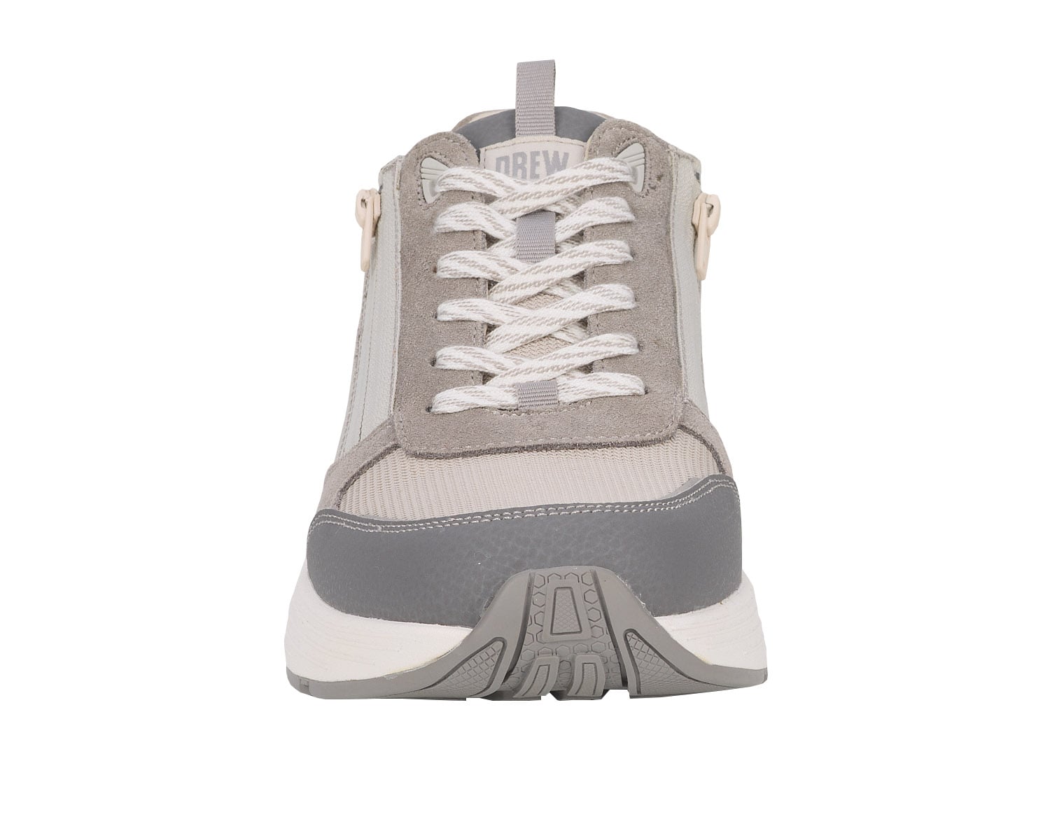 Drew Miller - Grey Suede Combo - Front View