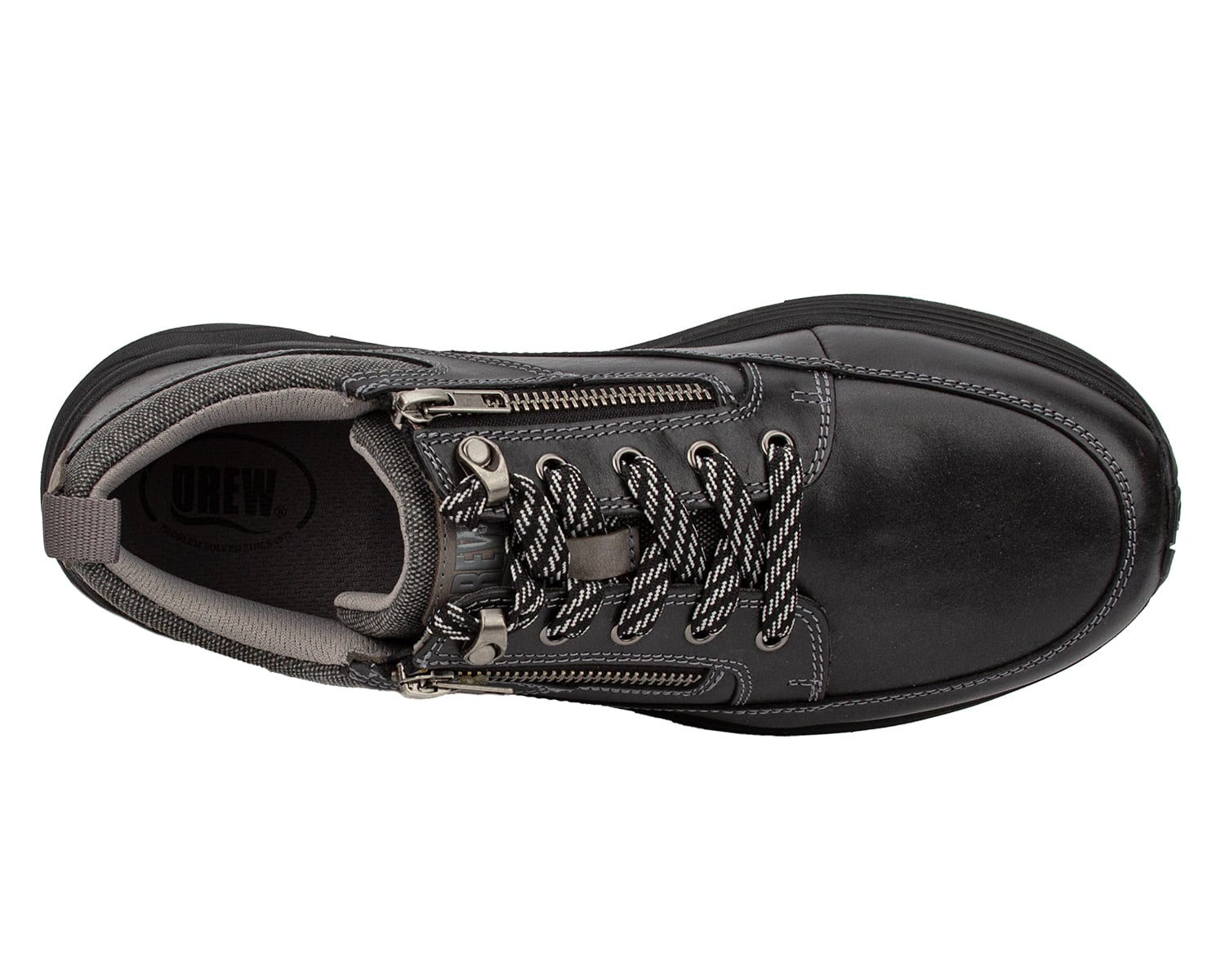 Drew Mogul - Black Leather - Sole View