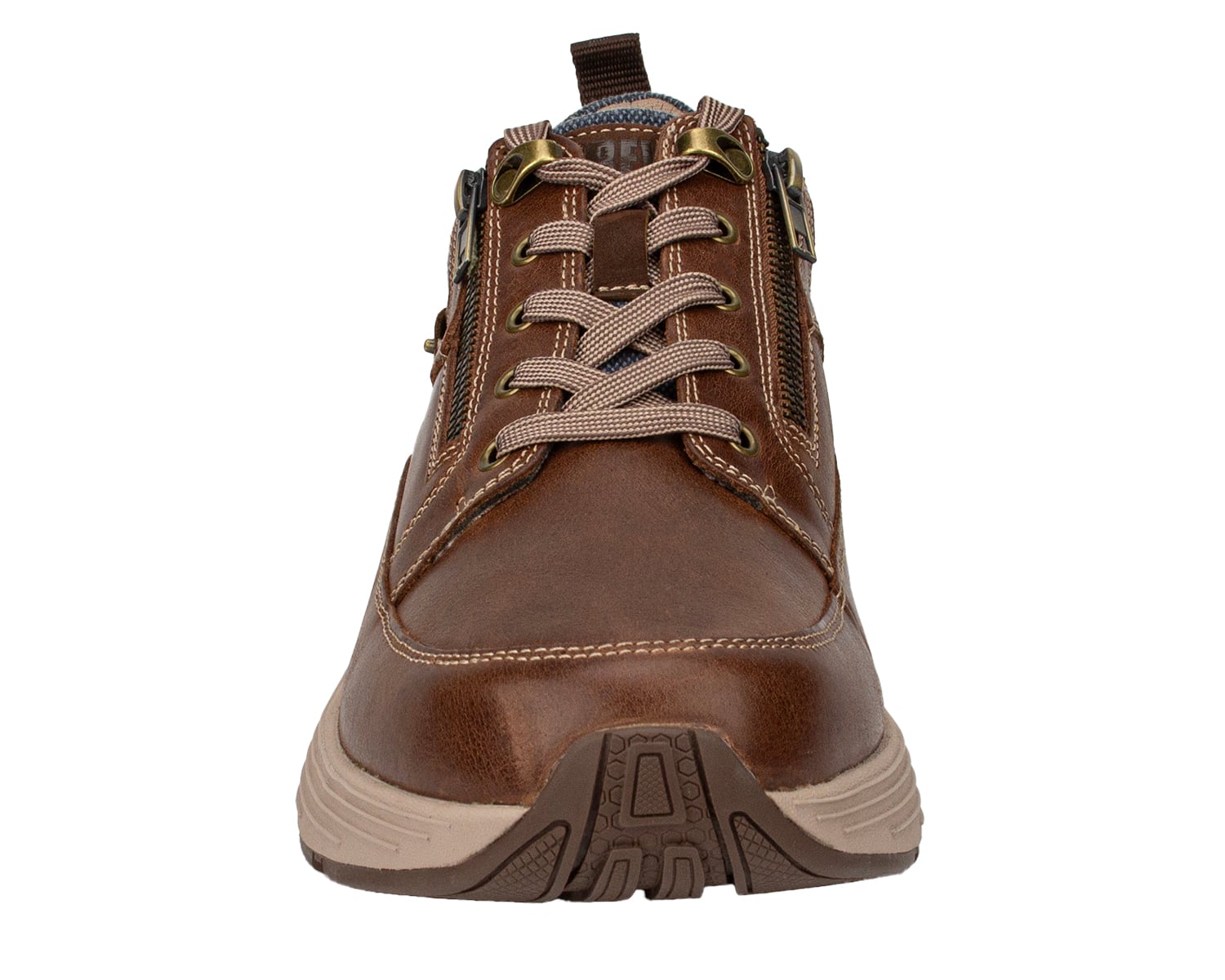 Drew Mogul - Tan Leather - Front View