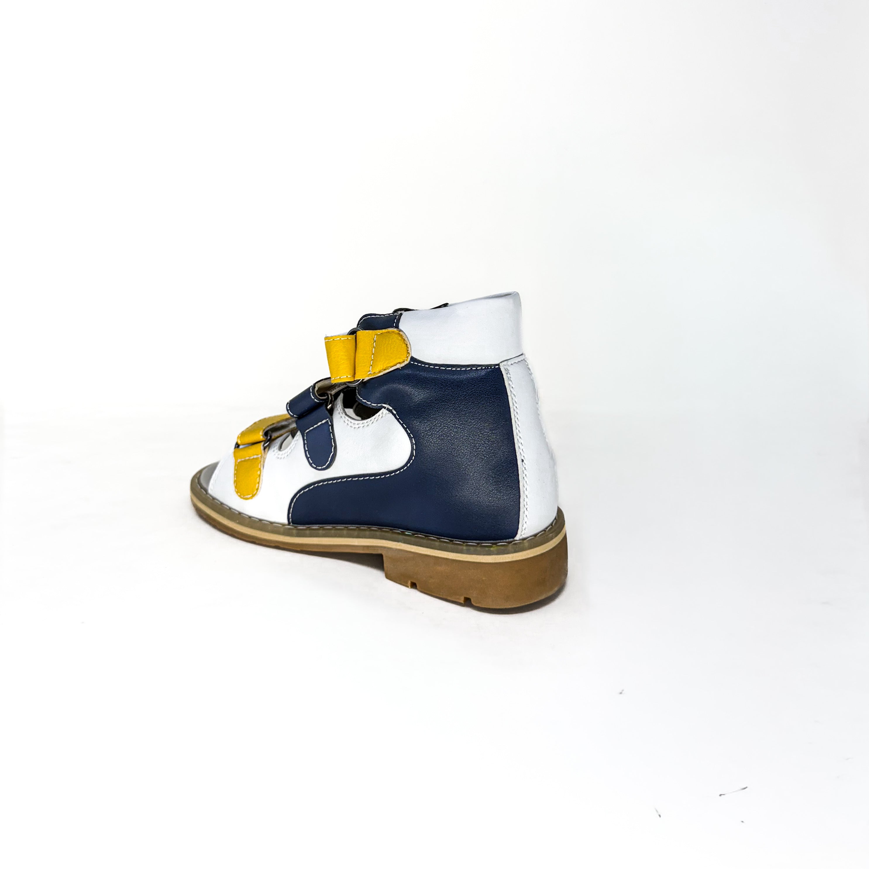 Final Sale - Mt. Emey 1369-SL White/Navy - Children Semi-Orthopedic Stability Footwear - White/Navy manufacturer photo 7