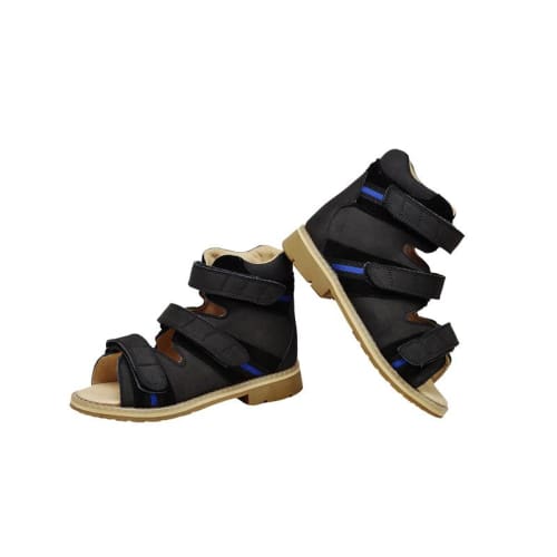Final Sale - Mt. Emey 2573-SL - Children Straight Last Orthopedic Boot with Hooks and Loops - Black manufacturer photo 4