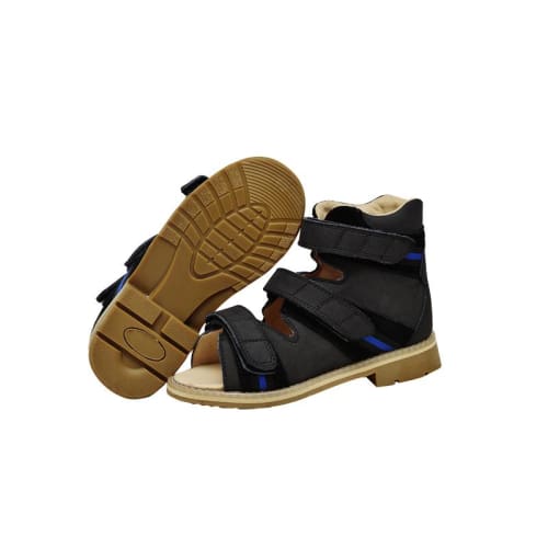 Final Sale - Mt. Emey 2573-SL - Children Straight Last Orthopedic Boot with Hooks and Loops - Black manufacturer photo 5