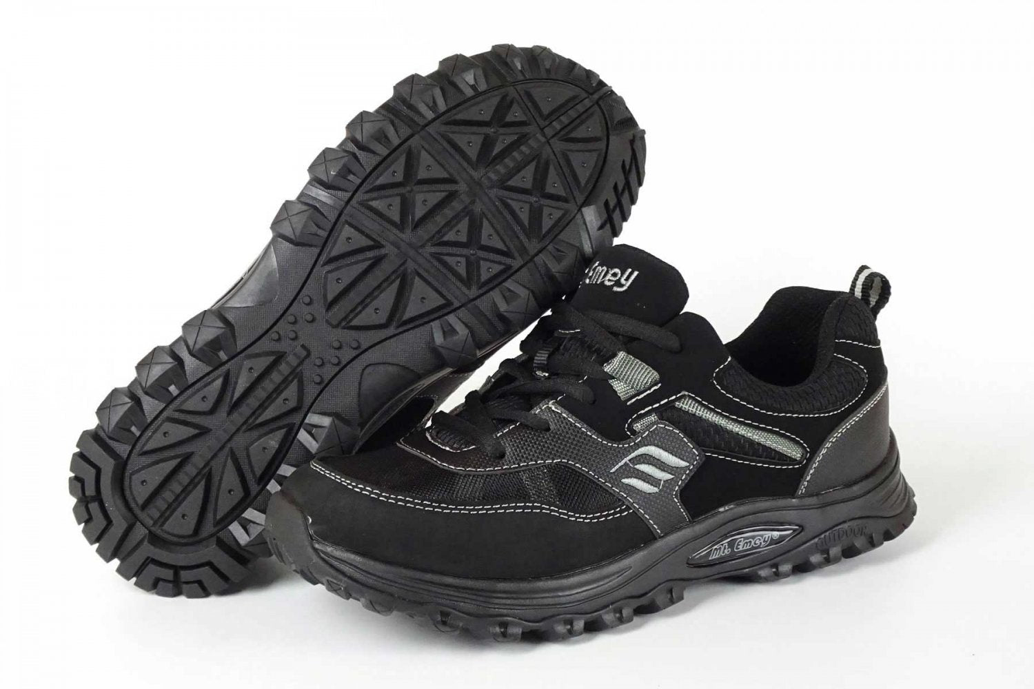 Mt. Emey 3310 - Women's Added-depth Walking Shoes by Apis - Black Pair / Top