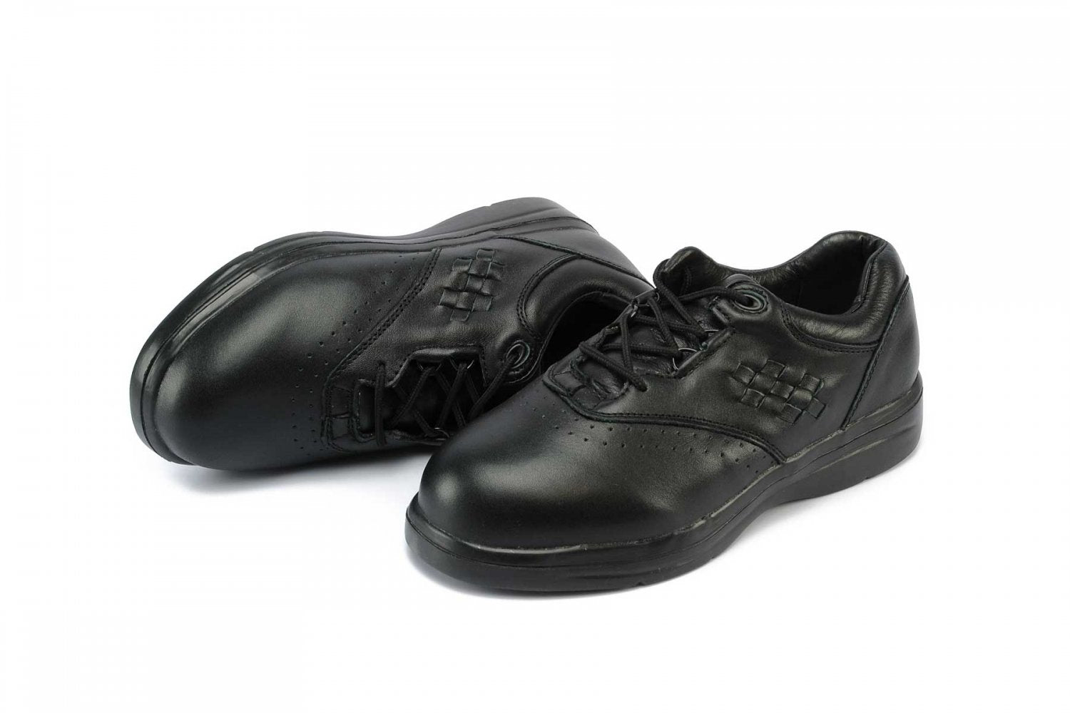 Answer2 445-1 Black womens casual comfort shoe - Black Pair / Top