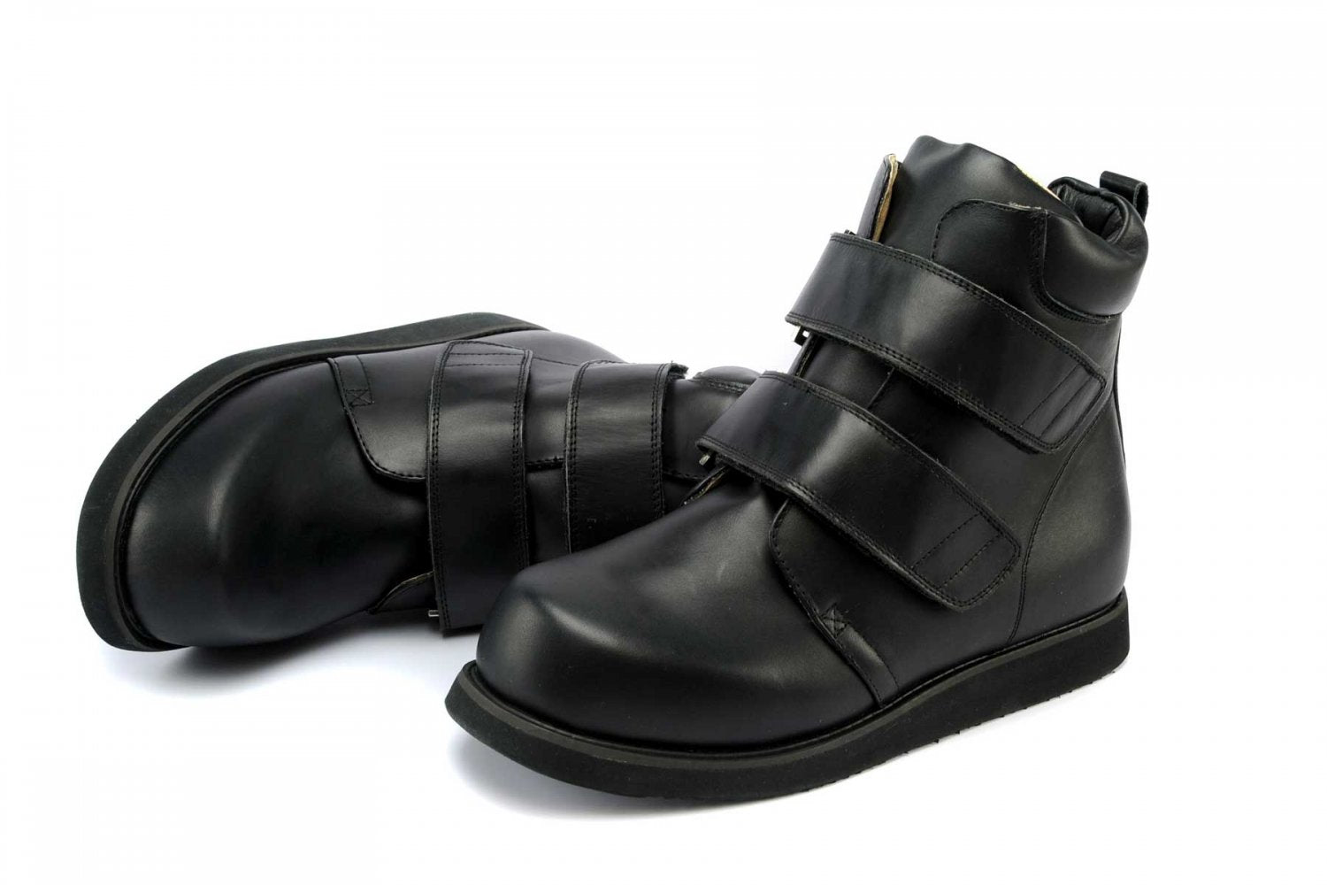 Mt. Emey 503 - Men's Supra-depth Boots Strap Closure by Apis - Black Pair / Top