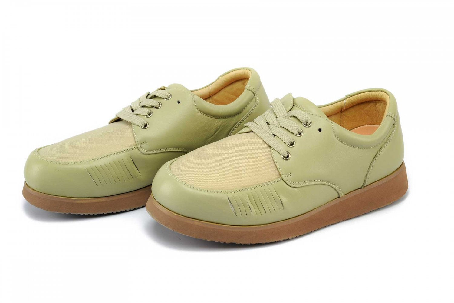 Mt. Emey - 708 - Men's Bunion Shoe by Apis - Beige Pair