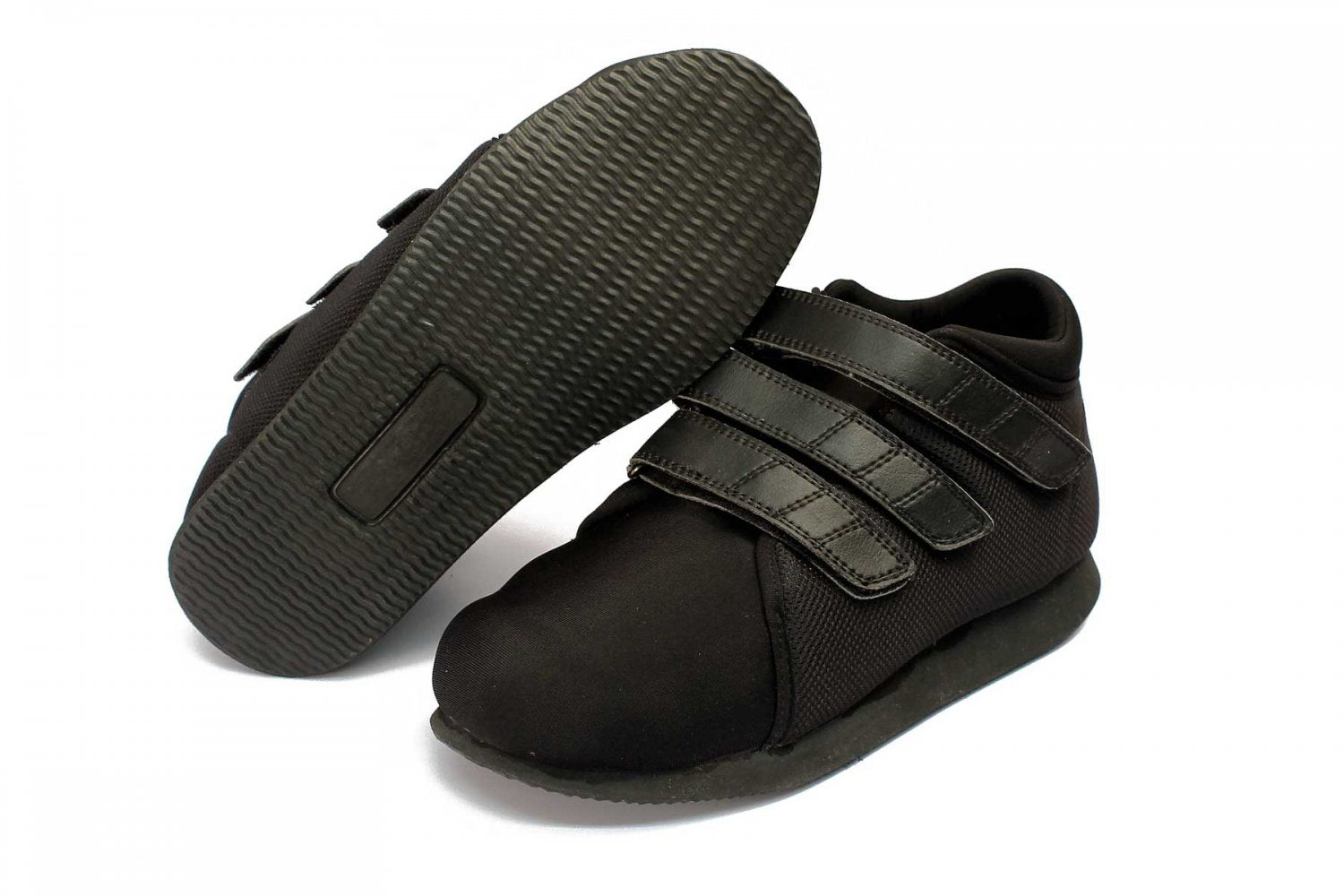 Mt. Emey 739 - Men's Post-op Shoes by Apis - Black Pair / Bottom