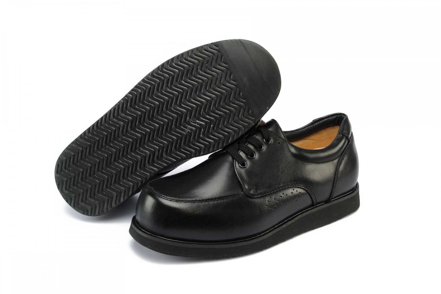 Mt. Emey 801 - Men's Supra-depth Dress/Casual Shoes by Apis - Black Pair / Bottom