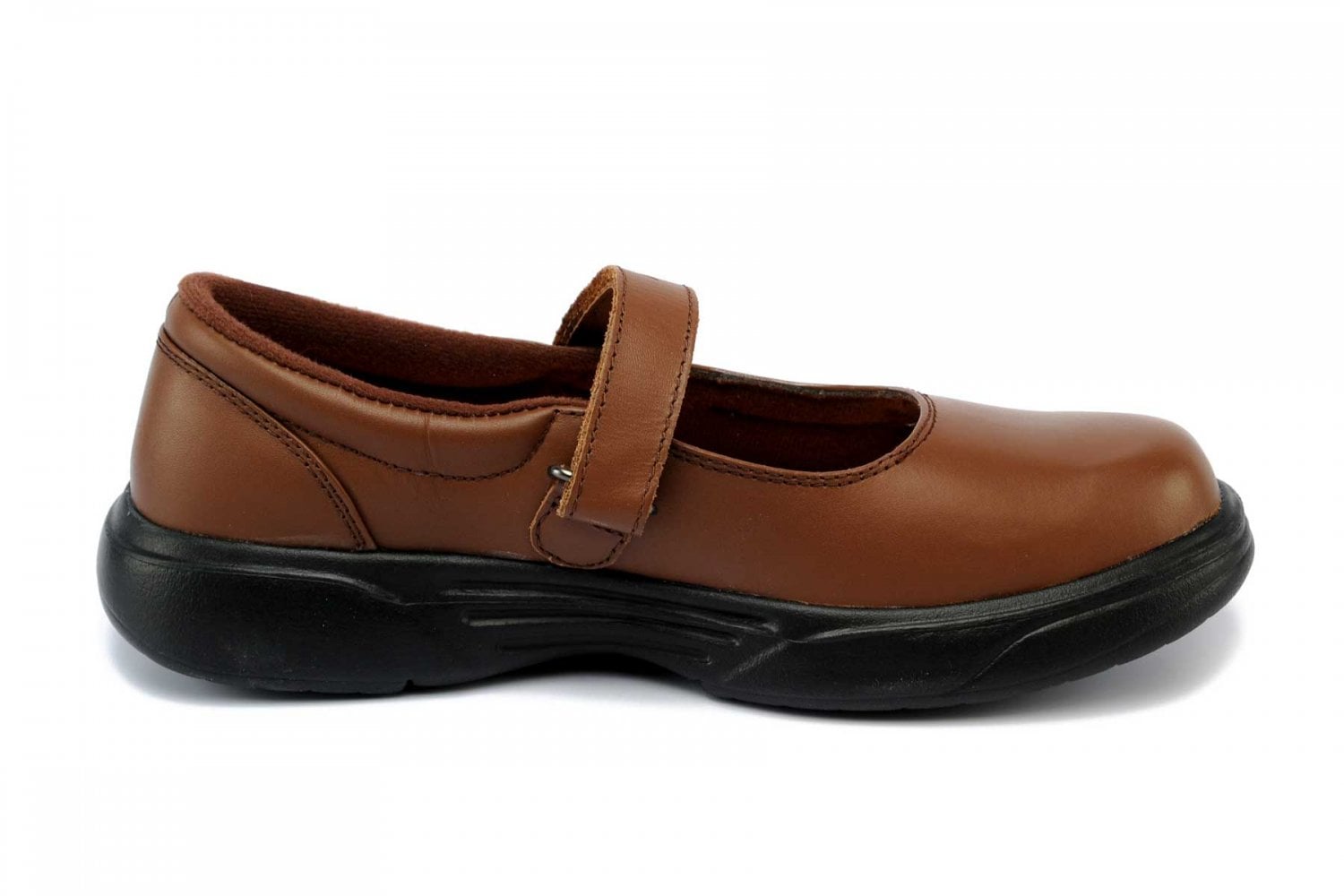 Mt. Emey 9205 - Women's Orthopedic Mary Jane by Apis - Brown Side